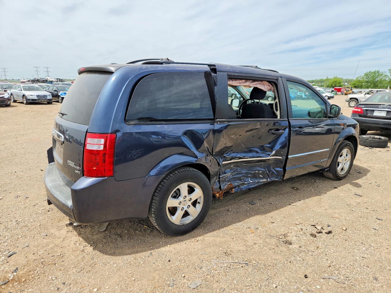 2009 Dodge Grand Caravan Sxt Black vin: 2D8HN541X9R670051