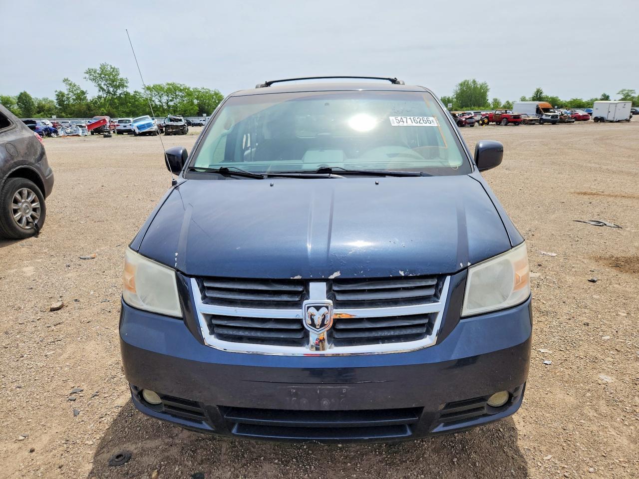 2009 Dodge Grand Caravan Sxt Black vin: 2D8HN541X9R670051