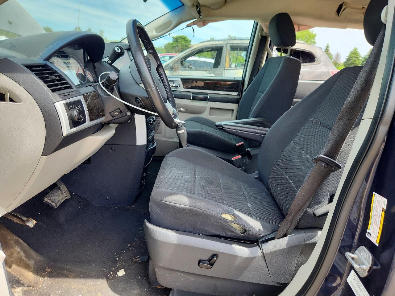 2009 Dodge Grand Caravan Sxt Black vin: 2D8HN541X9R670051