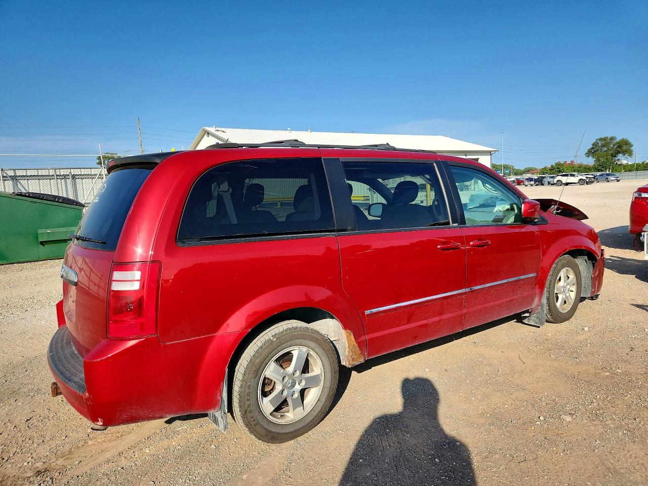 2008 Dodge Grand Caravan Sxt Burgundy vin: 2D8HN54P08R122563