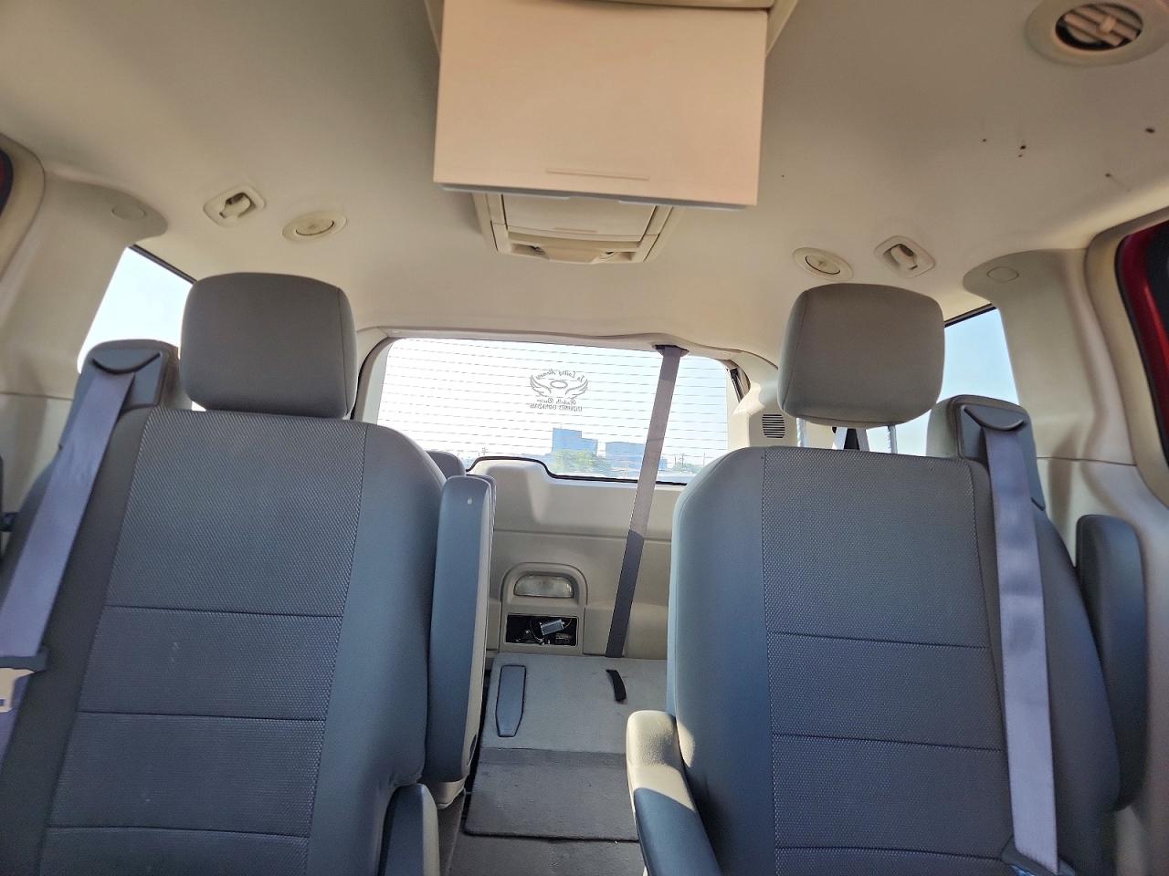 2008 Dodge Grand Caravan Sxt Burgundy vin: 2D8HN54P08R122563