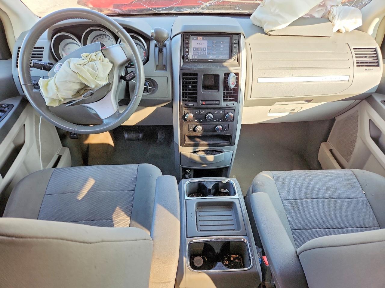 2008 Dodge Grand Caravan Sxt Burgundy vin: 2D8HN54P08R122563
