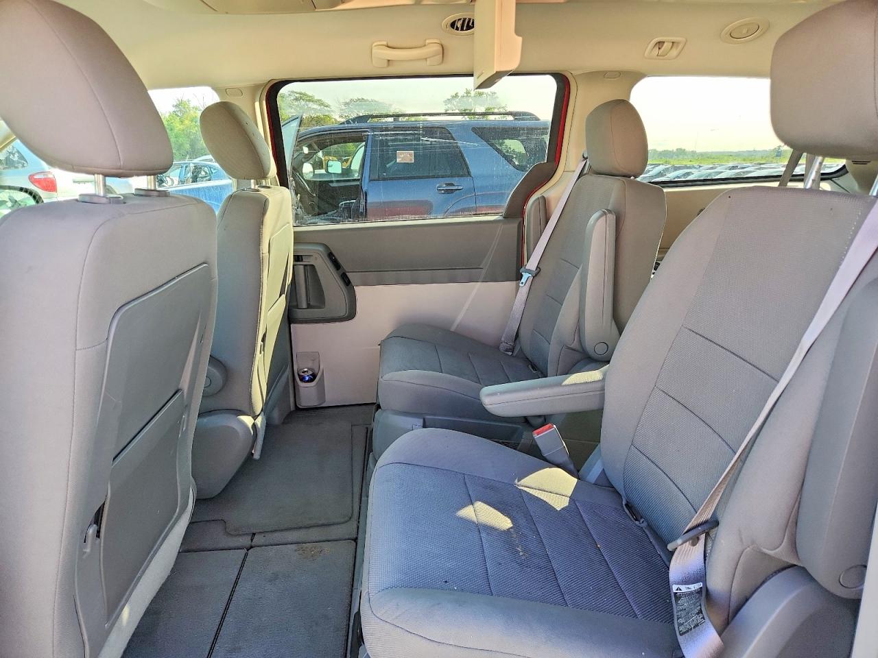 2008 Dodge Grand Caravan Sxt Burgundy vin: 2D8HN54P08R122563