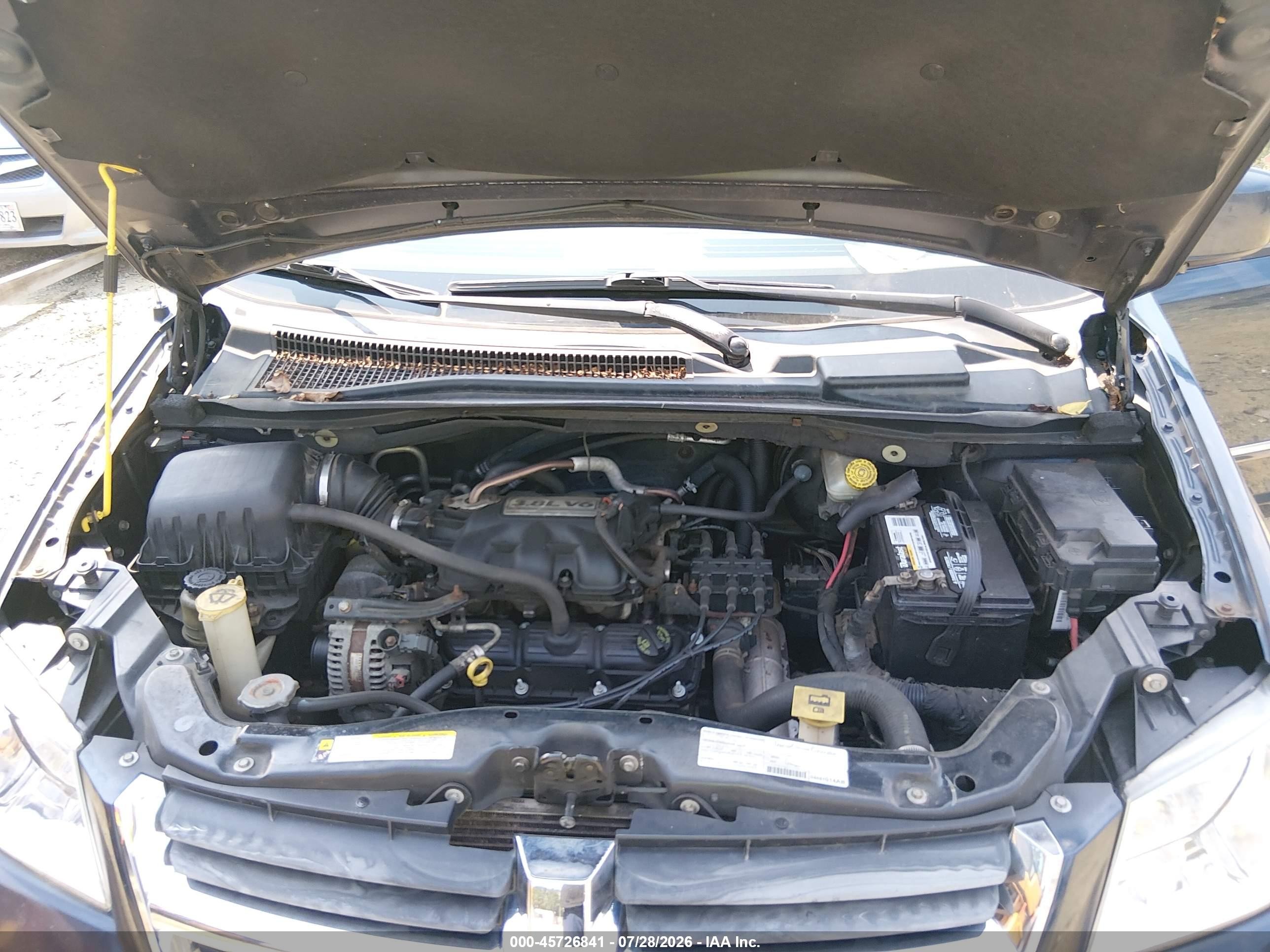 2008 Dodge Grand Caravan Sxt Dark Blue vin: 2D8HN54P08R127522
