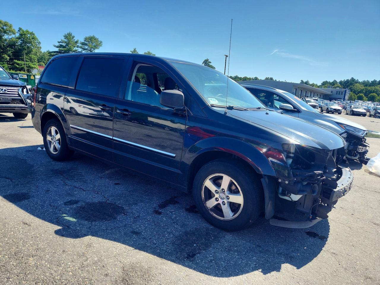 2008 Dodge Grand Caravan Le Black vin: 2D8HN54P08R761171