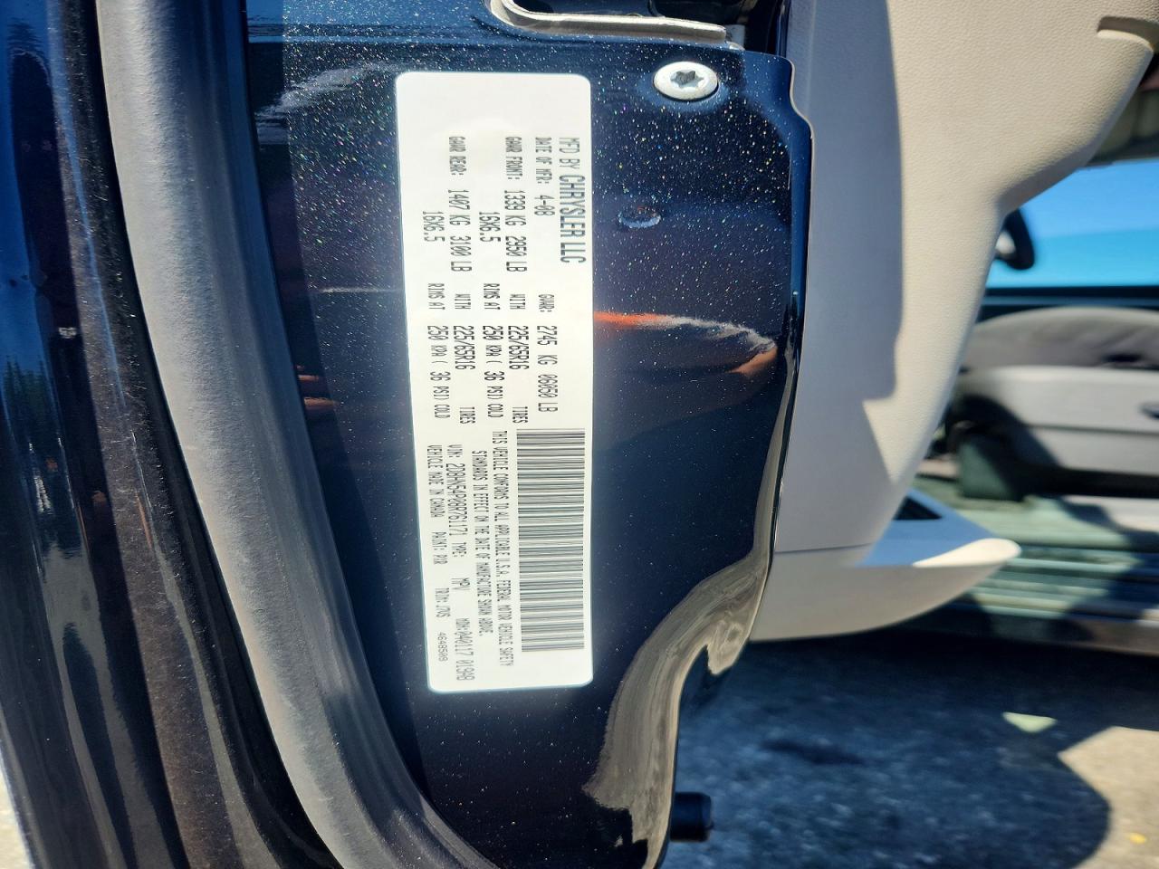 2008 Dodge Grand Caravan Le Black vin: 2D8HN54P08R761171