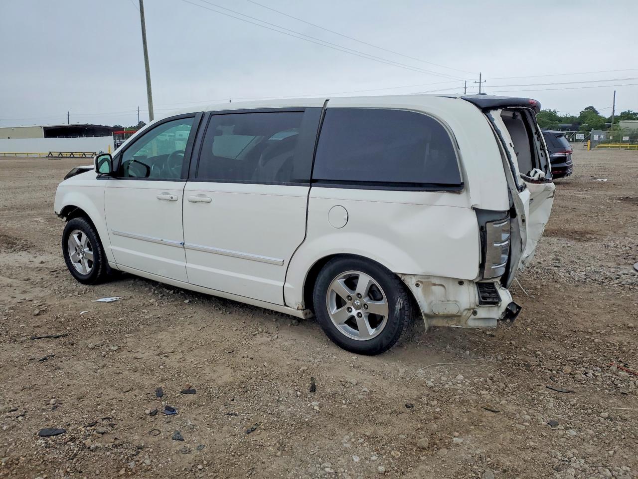 2008 Dodge Grand Caravan Sxt White vin: 2D8HN54P08R780075