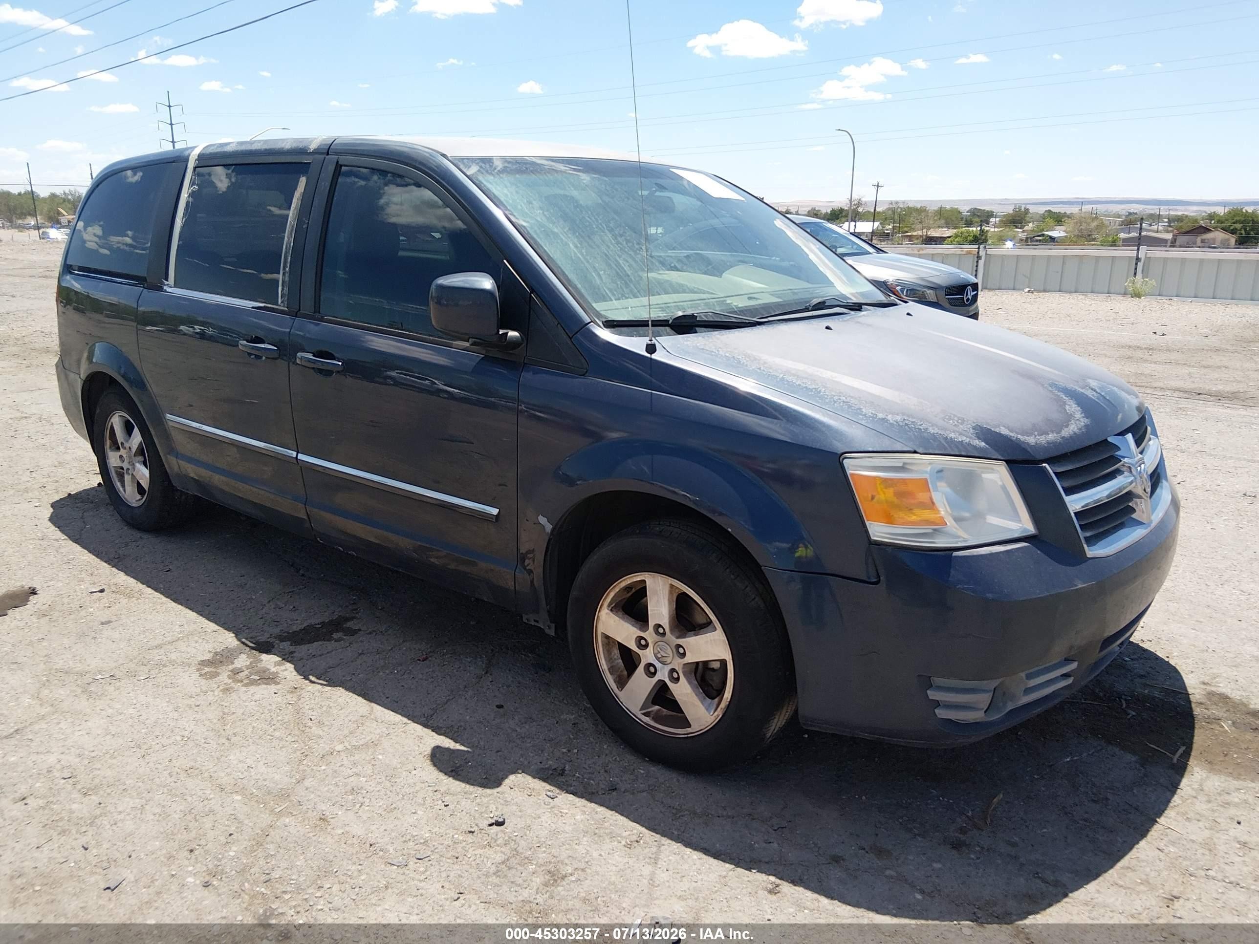 2008 Dodge Grand Caravan Sxt Синий vin: 2D8HN54P18R655327
