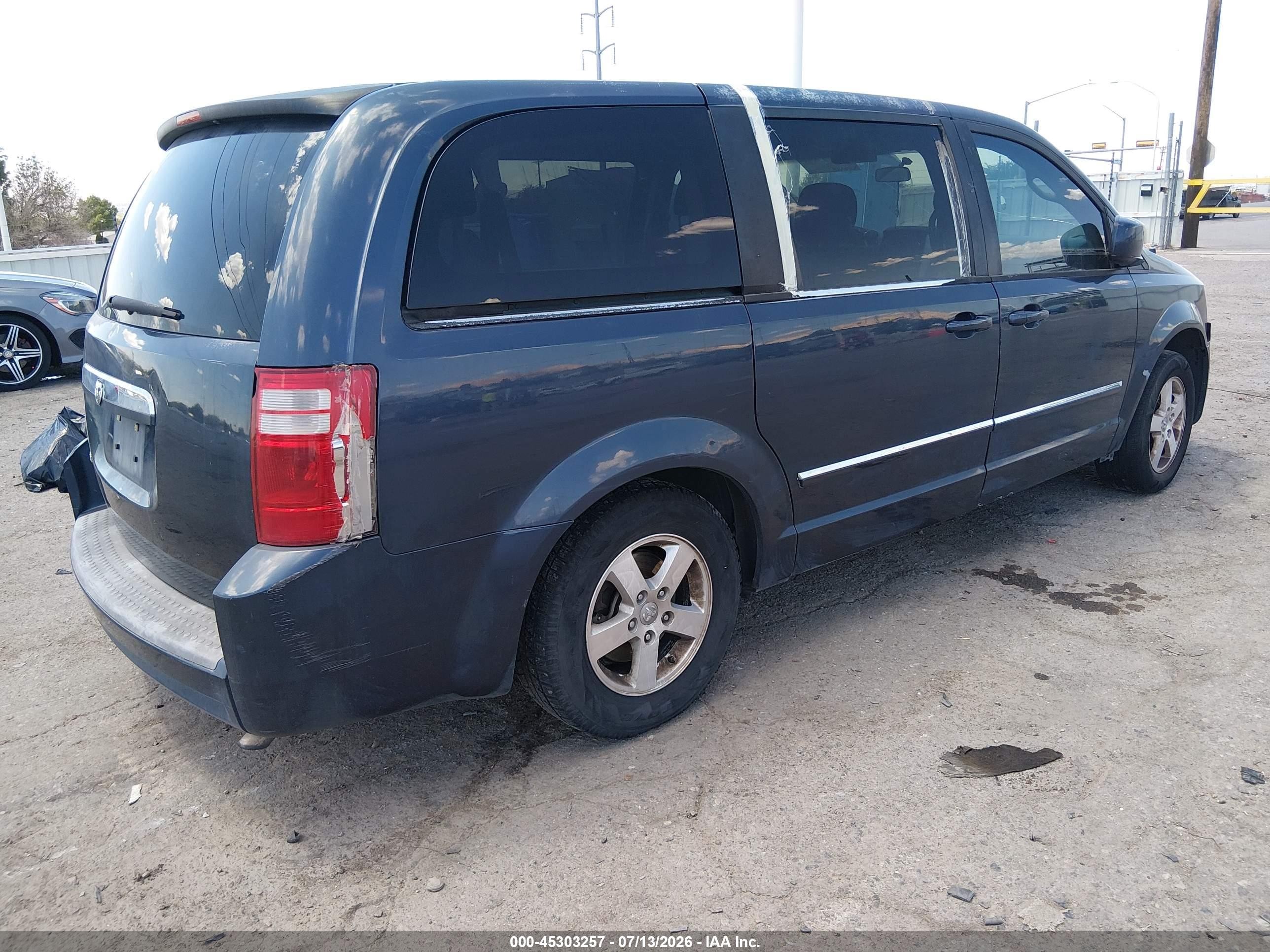 2008 Dodge Grand Caravan Sxt Синий vin: 2D8HN54P18R655327