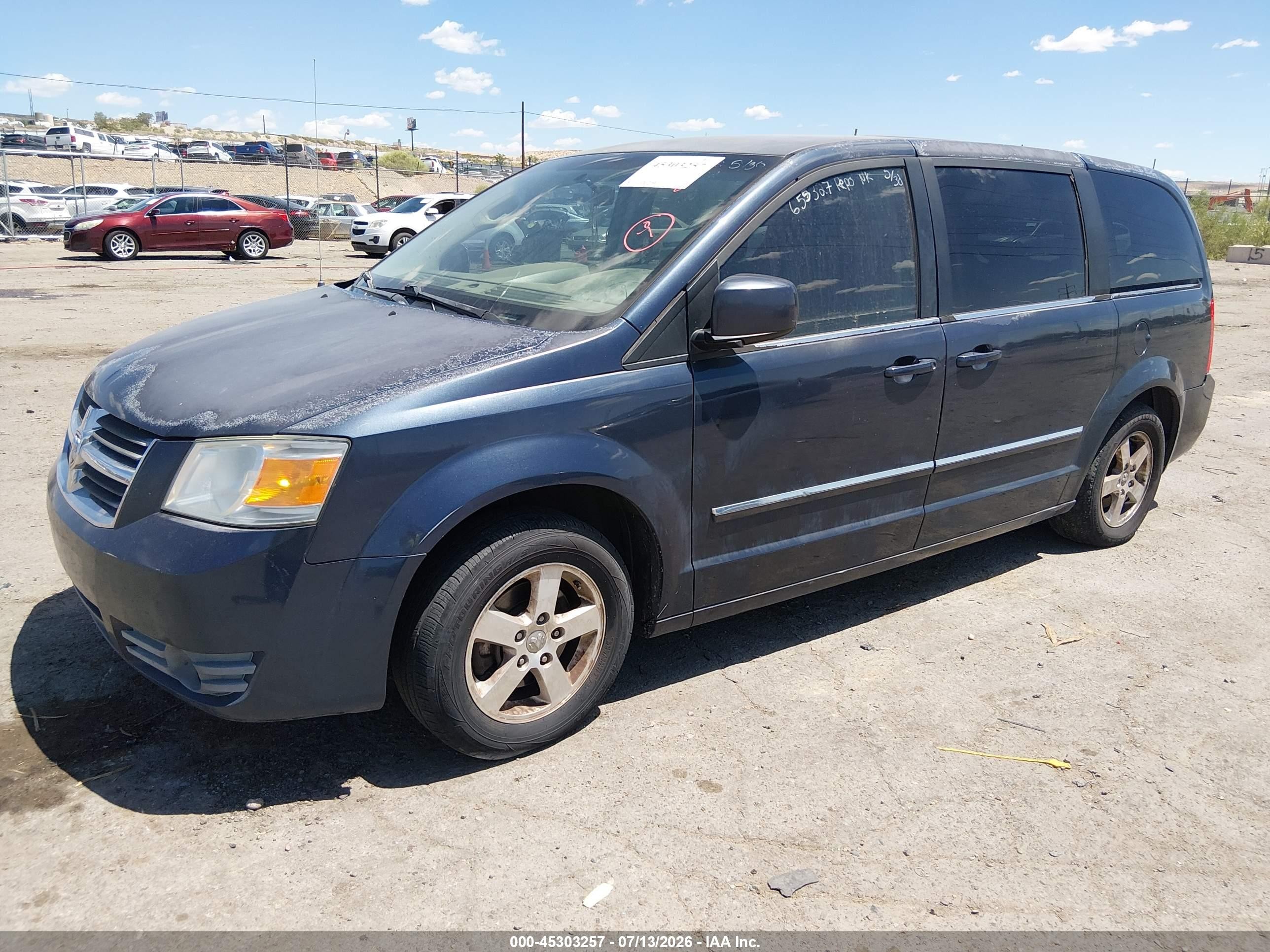 2008 Dodge Grand Caravan Sxt Синий vin: 2D8HN54P18R655327