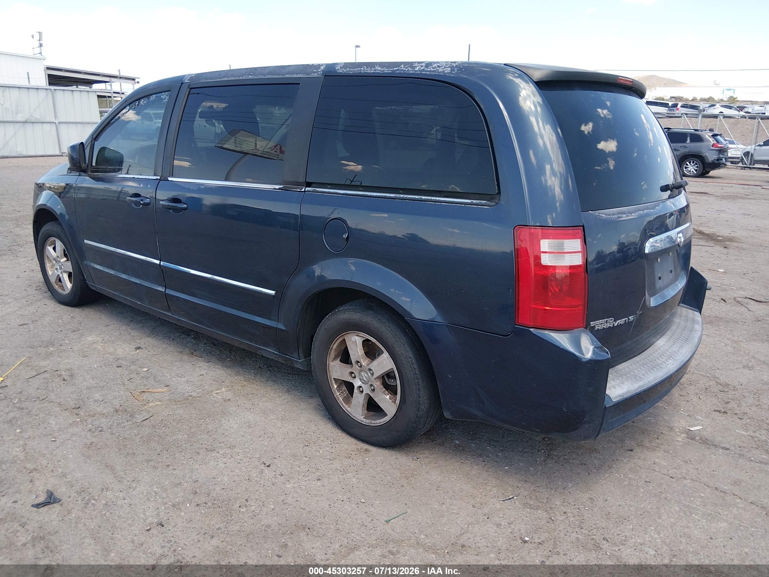 2008 Dodge Grand Caravan Sxt Синий vin: 2D8HN54P18R655327
