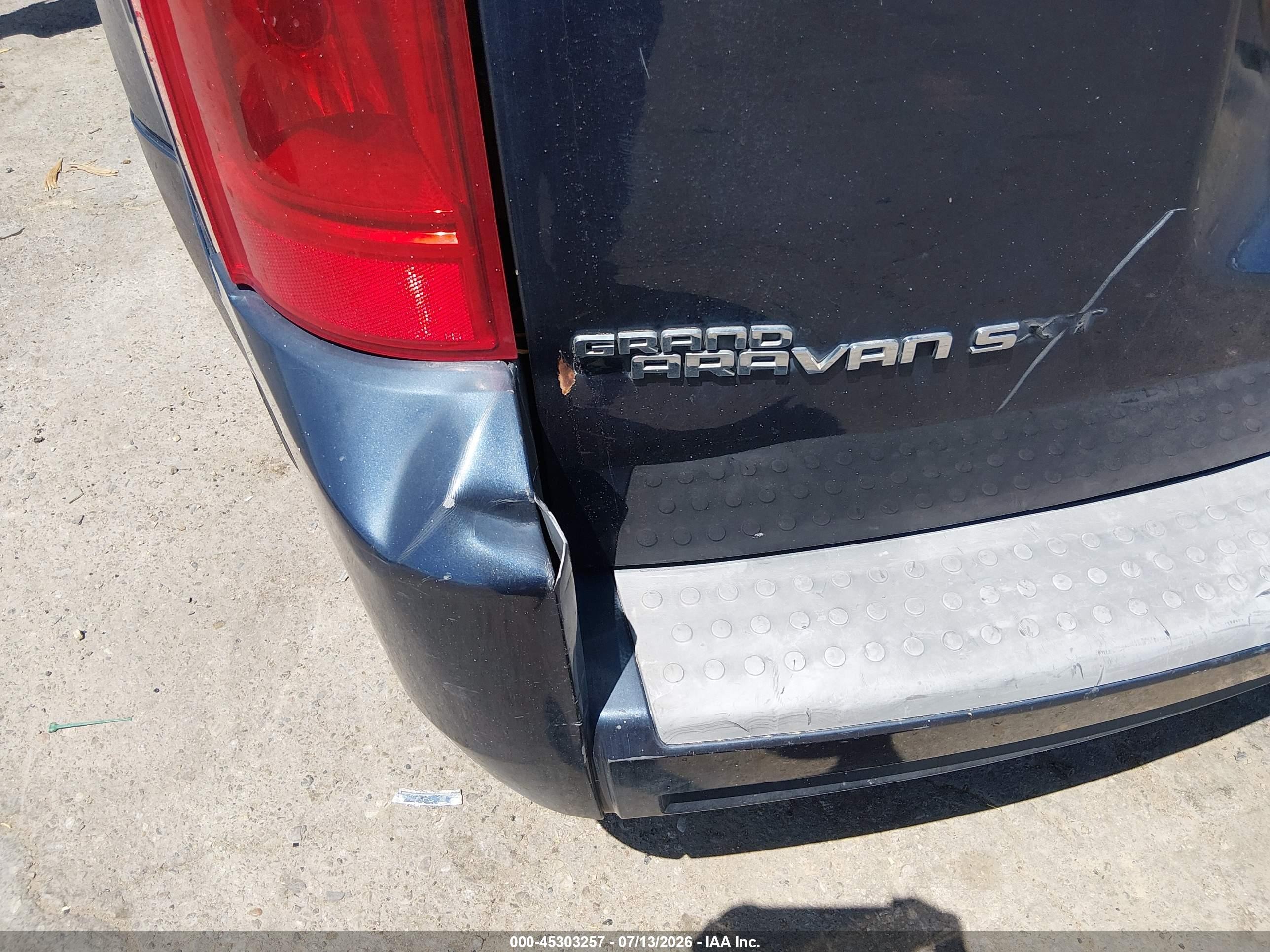 2008 Dodge Grand Caravan Sxt Синий vin: 2D8HN54P18R655327