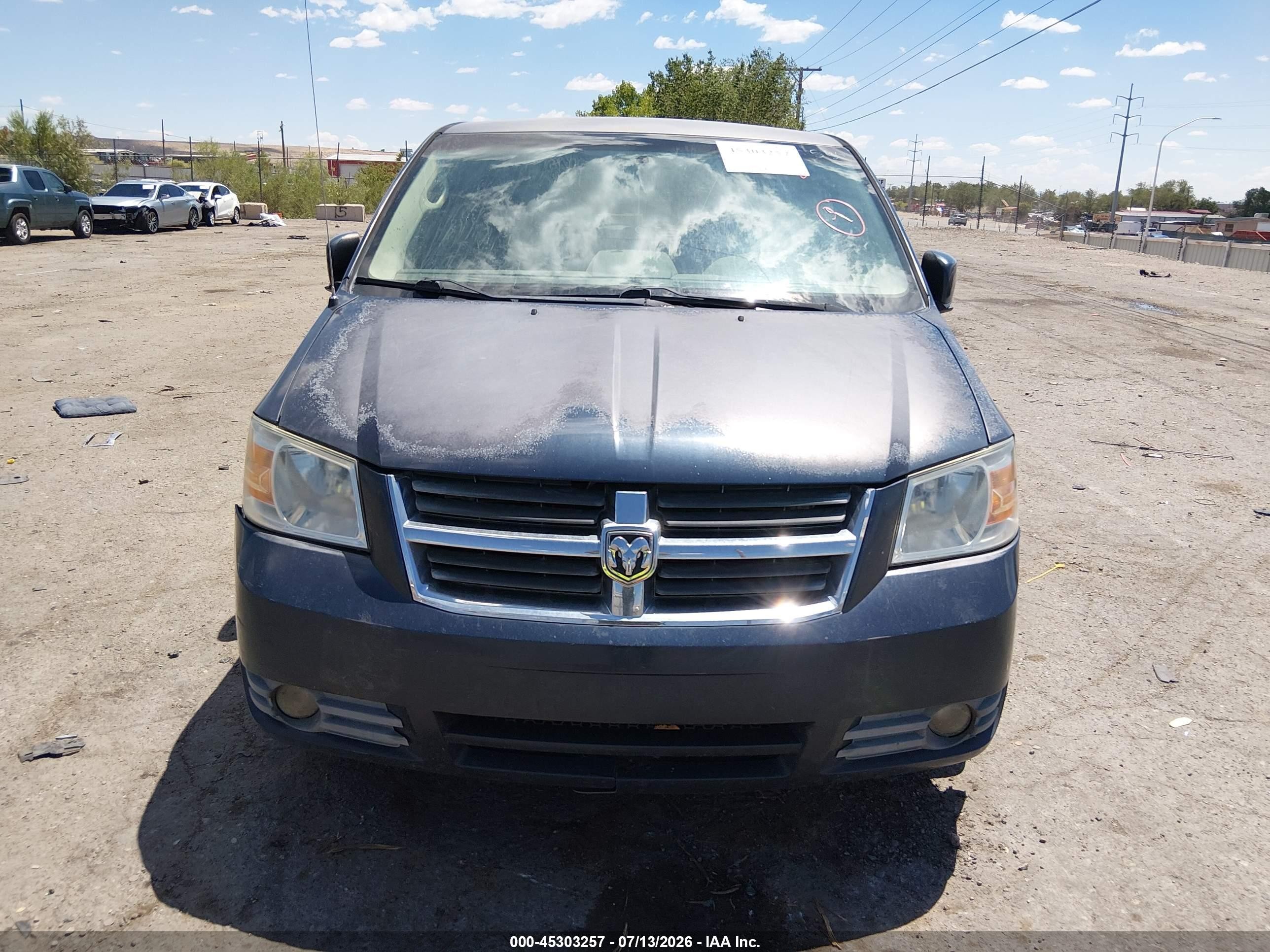 2008 Dodge Grand Caravan Sxt Синий vin: 2D8HN54P18R655327