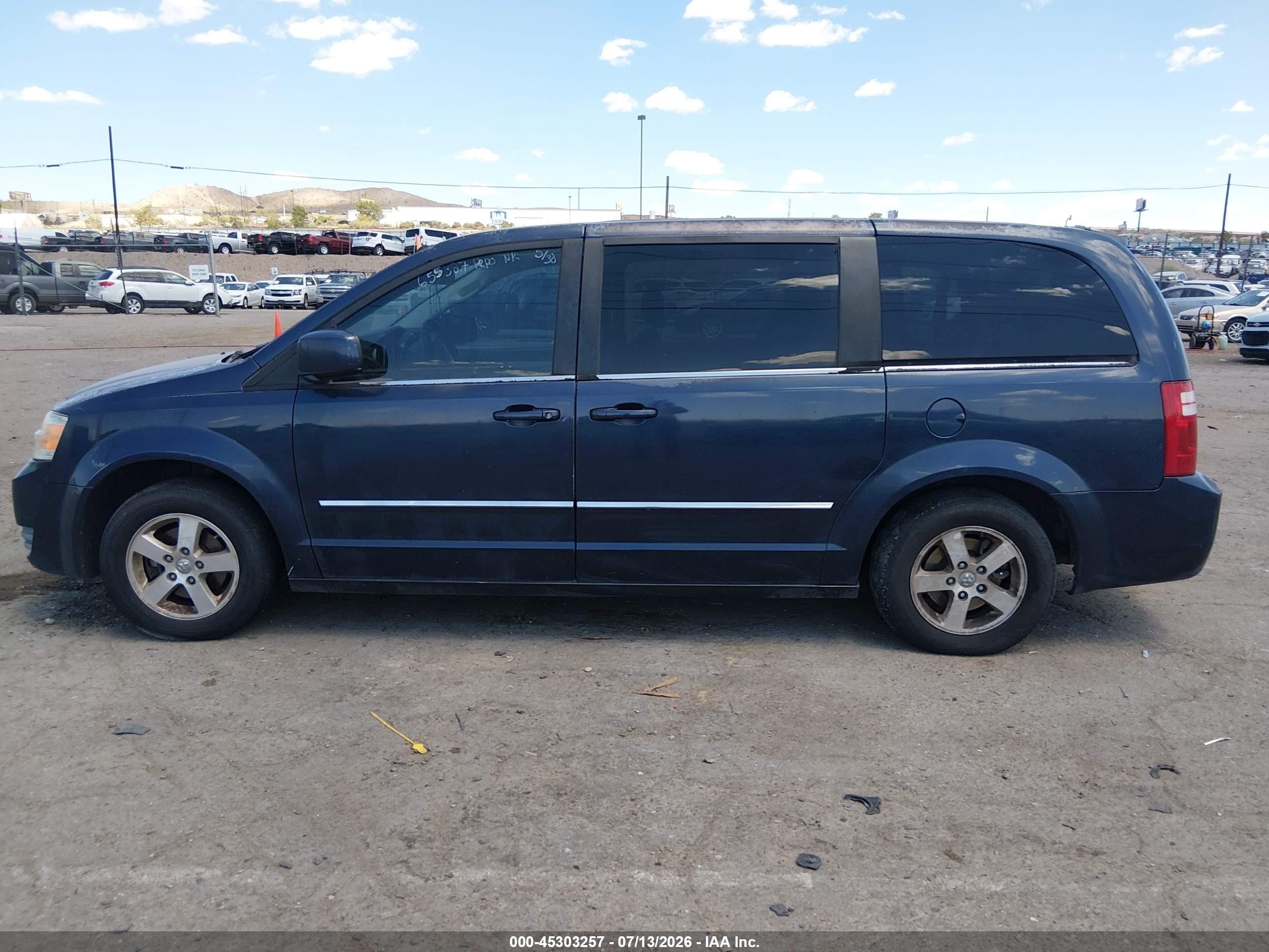 2008 Dodge Grand Caravan Sxt Синий vin: 2D8HN54P18R655327