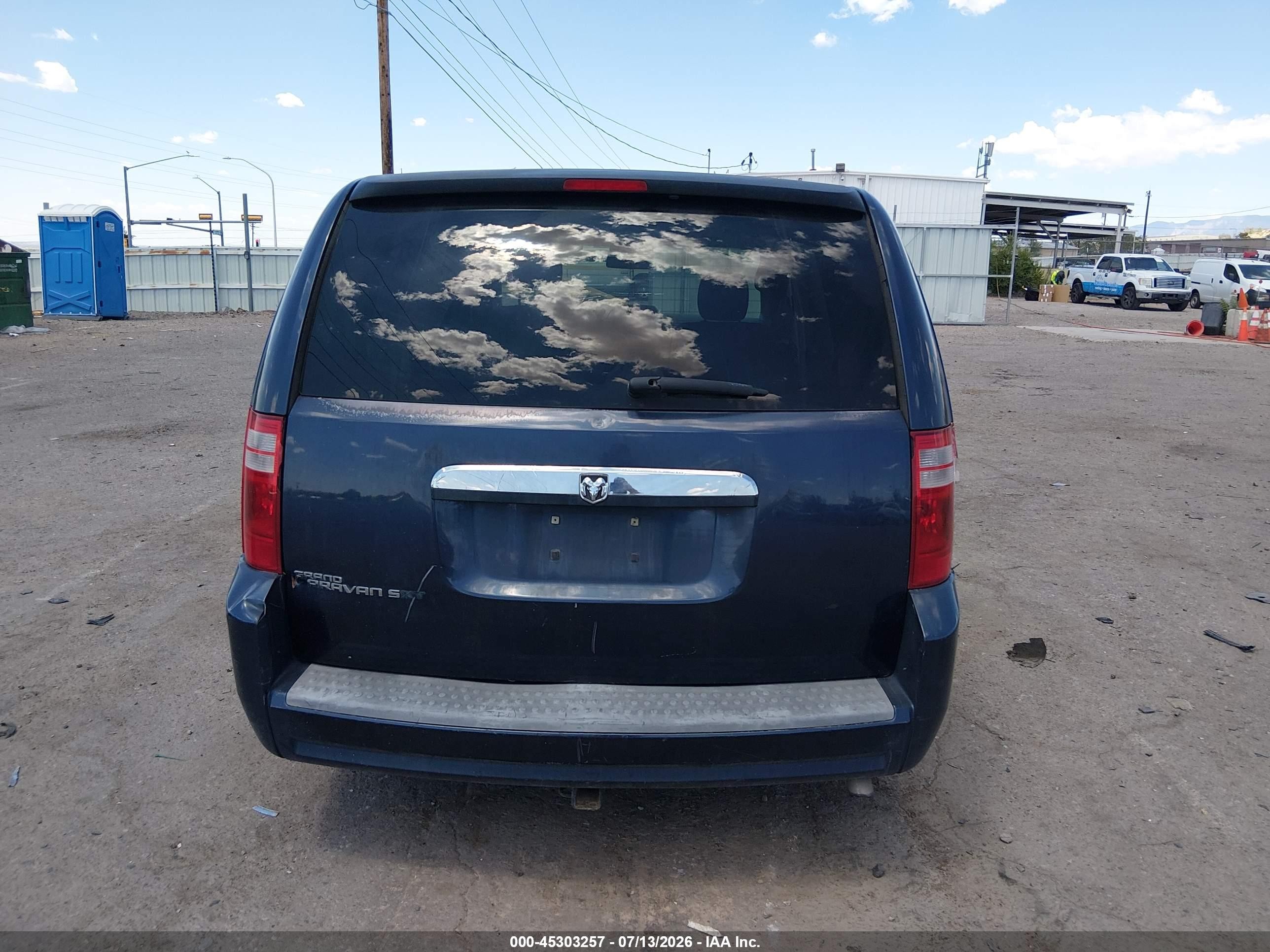 2008 Dodge Grand Caravan Sxt Синий vin: 2D8HN54P18R655327