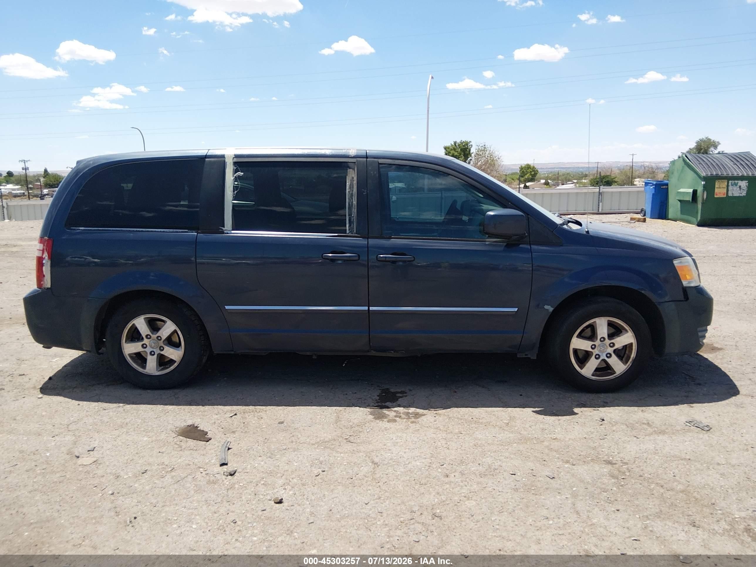 2008 Dodge Grand Caravan Sxt Синий vin: 2D8HN54P18R655327