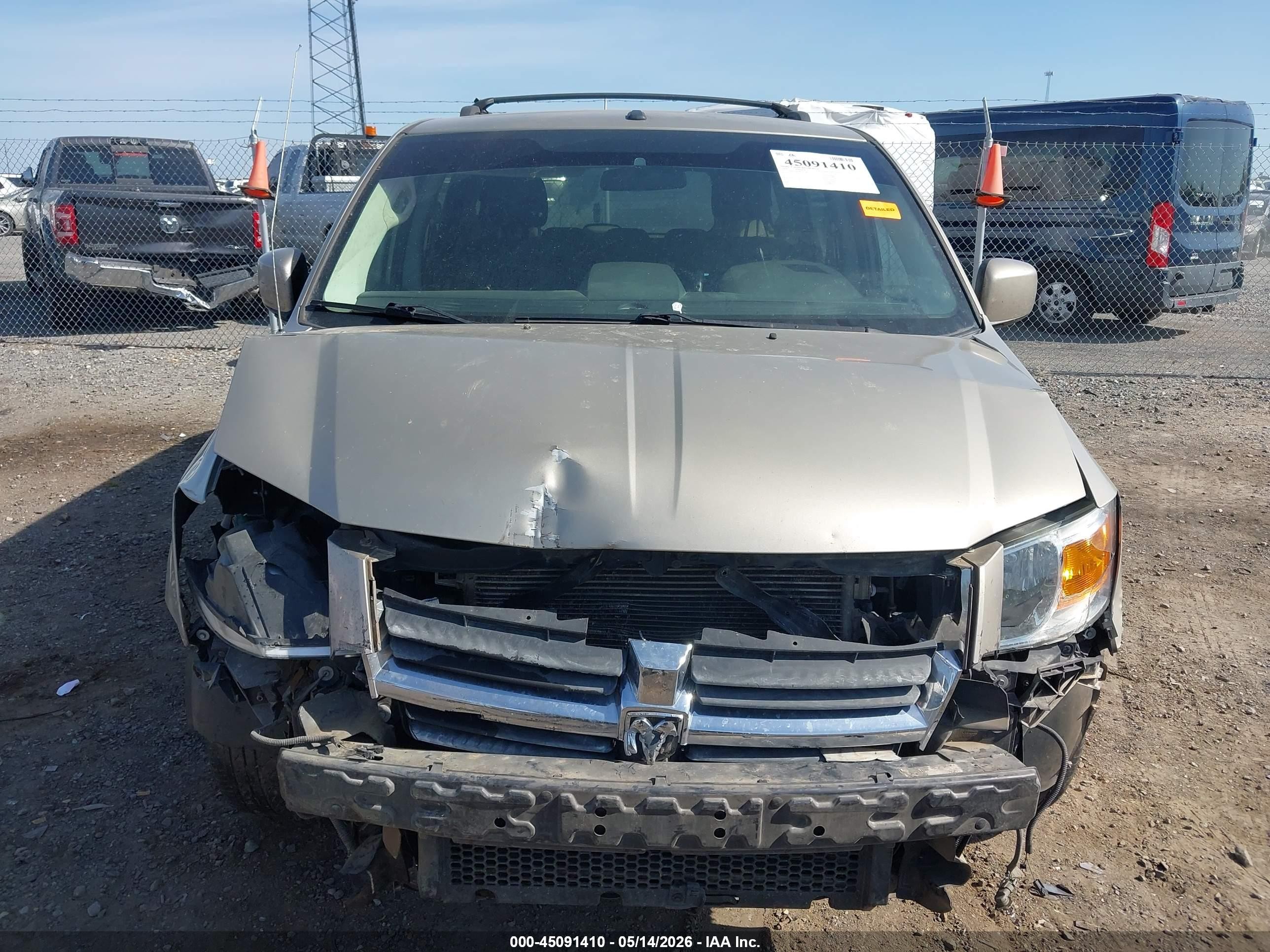 2008 Dodge Grand Caravan Sxt Gold vin: 2D8HN54P18R707149
