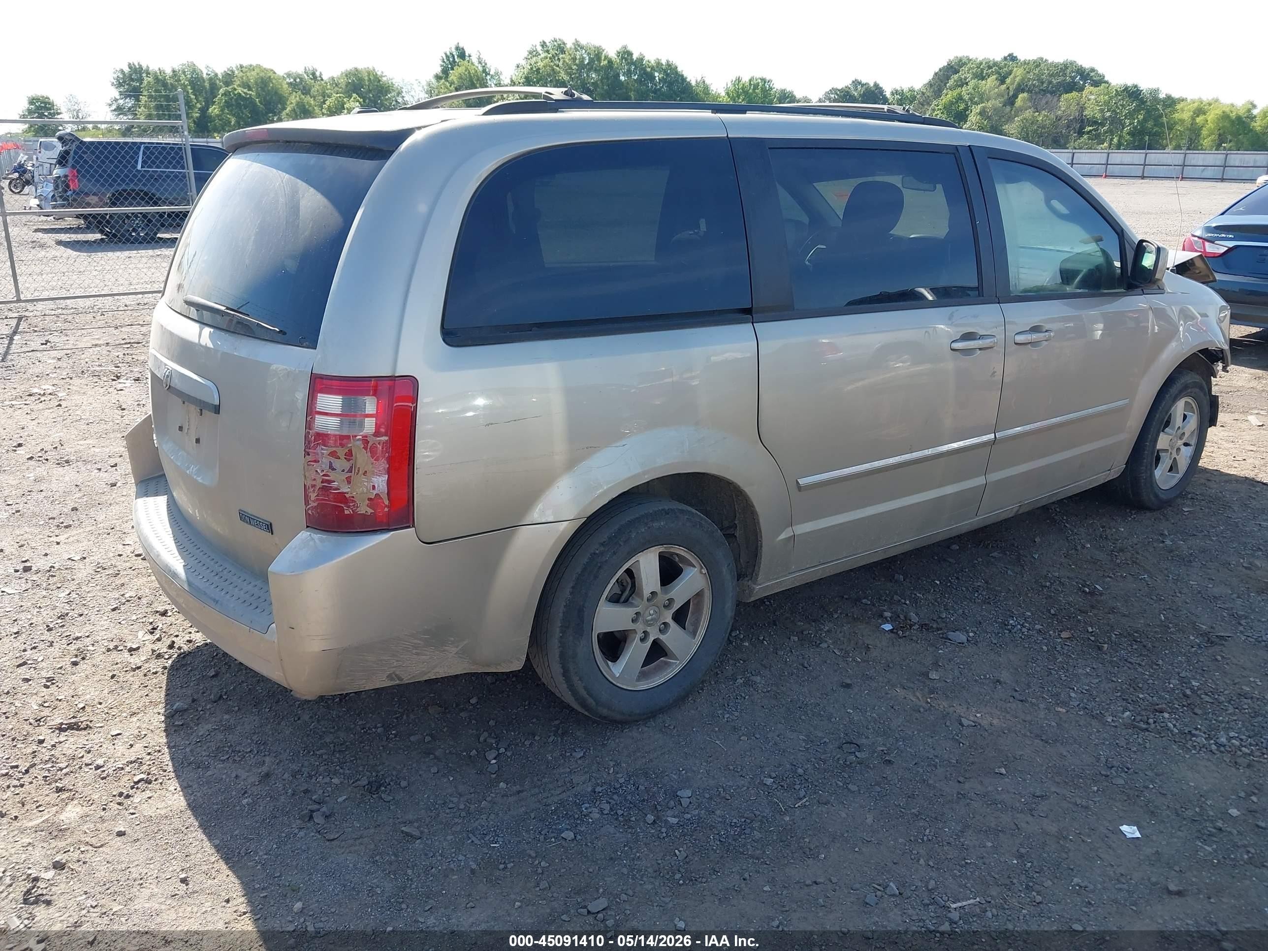 2008 Dodge Grand Caravan Sxt Gold vin: 2D8HN54P18R707149