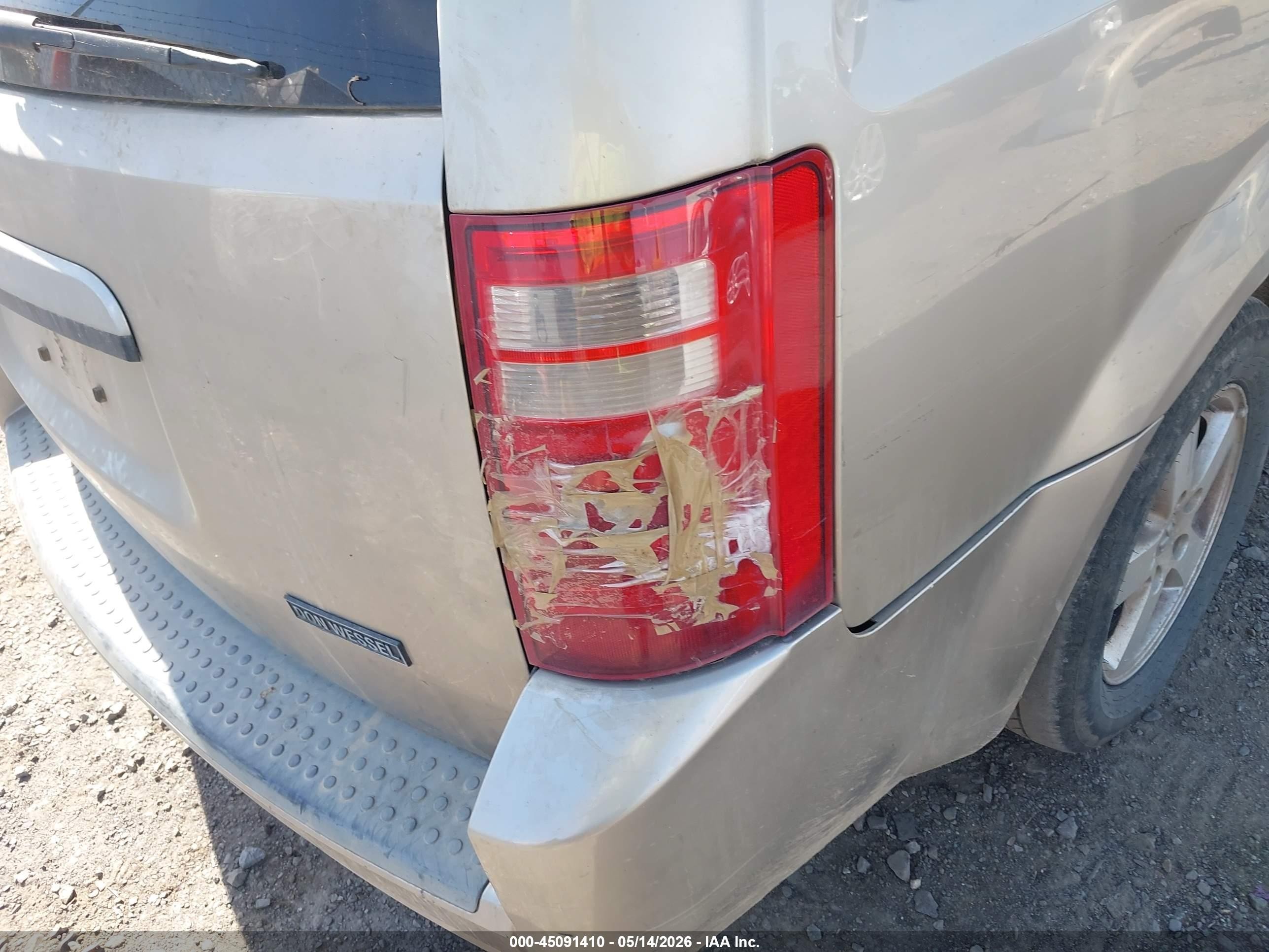 2008 Dodge Grand Caravan Sxt Gold vin: 2D8HN54P18R707149