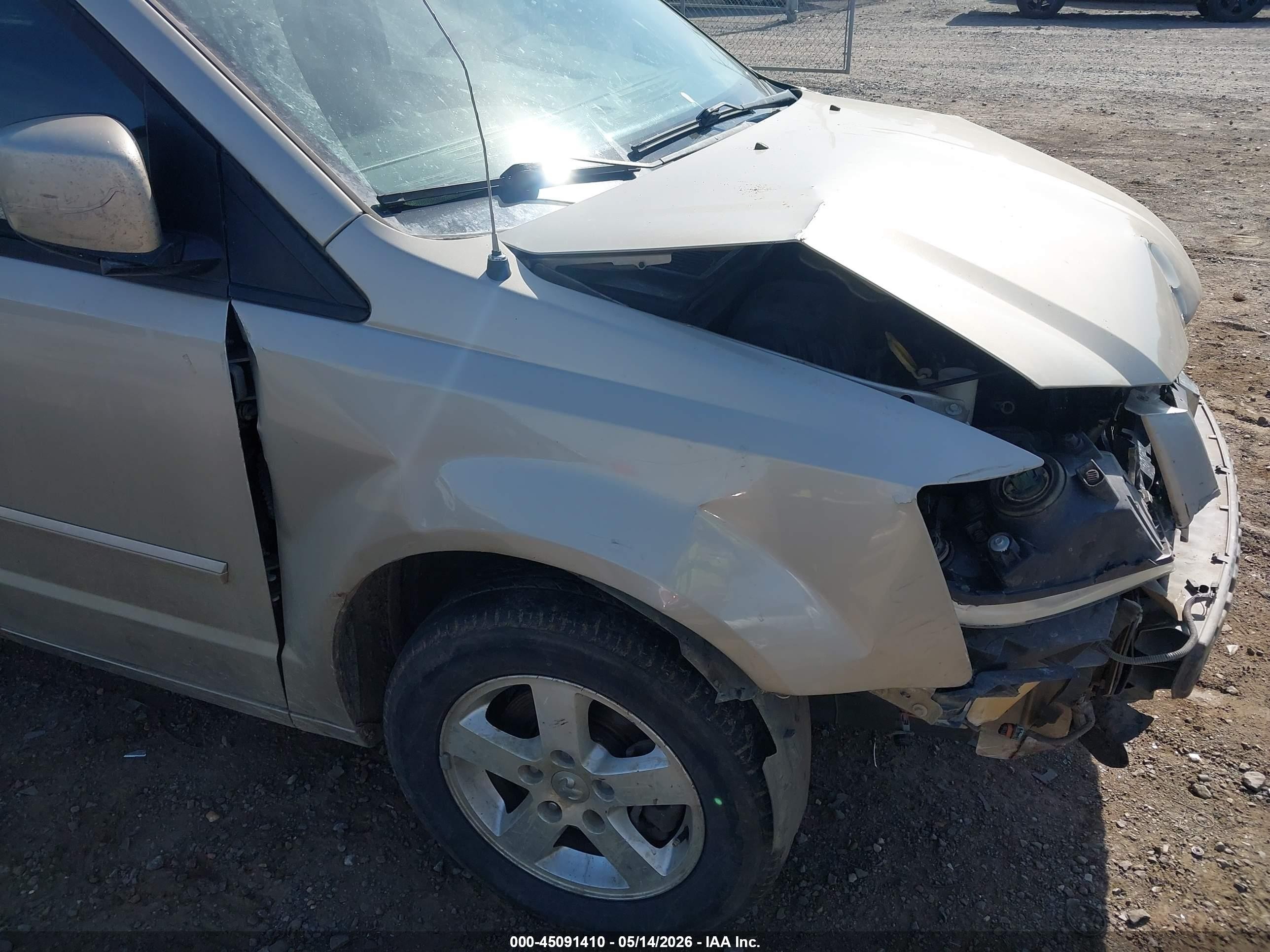 2008 Dodge Grand Caravan Sxt Gold vin: 2D8HN54P18R707149