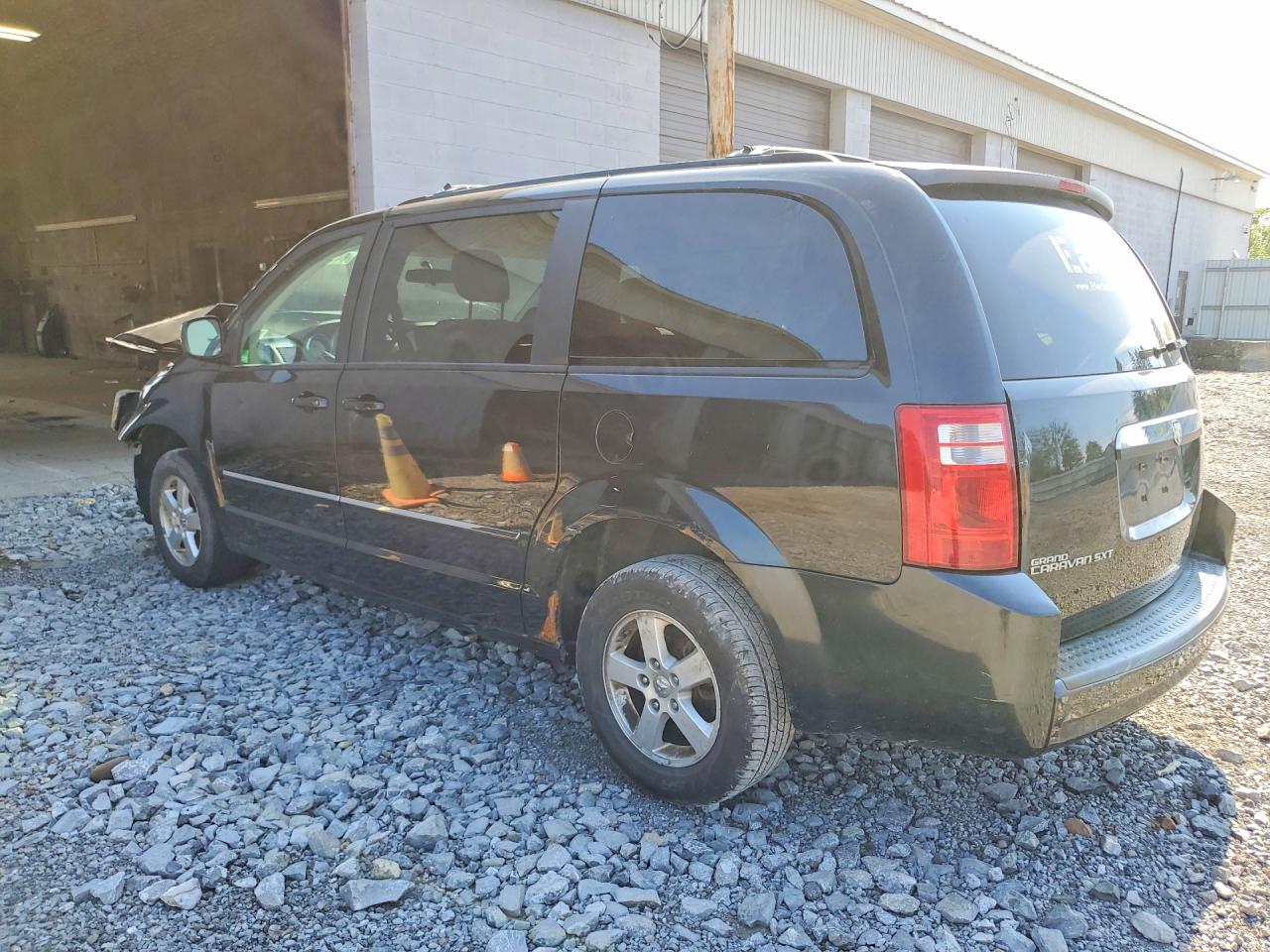 2008 Dodge Grand Caravan Sxt Black vin: 2D8HN54P18R712447
