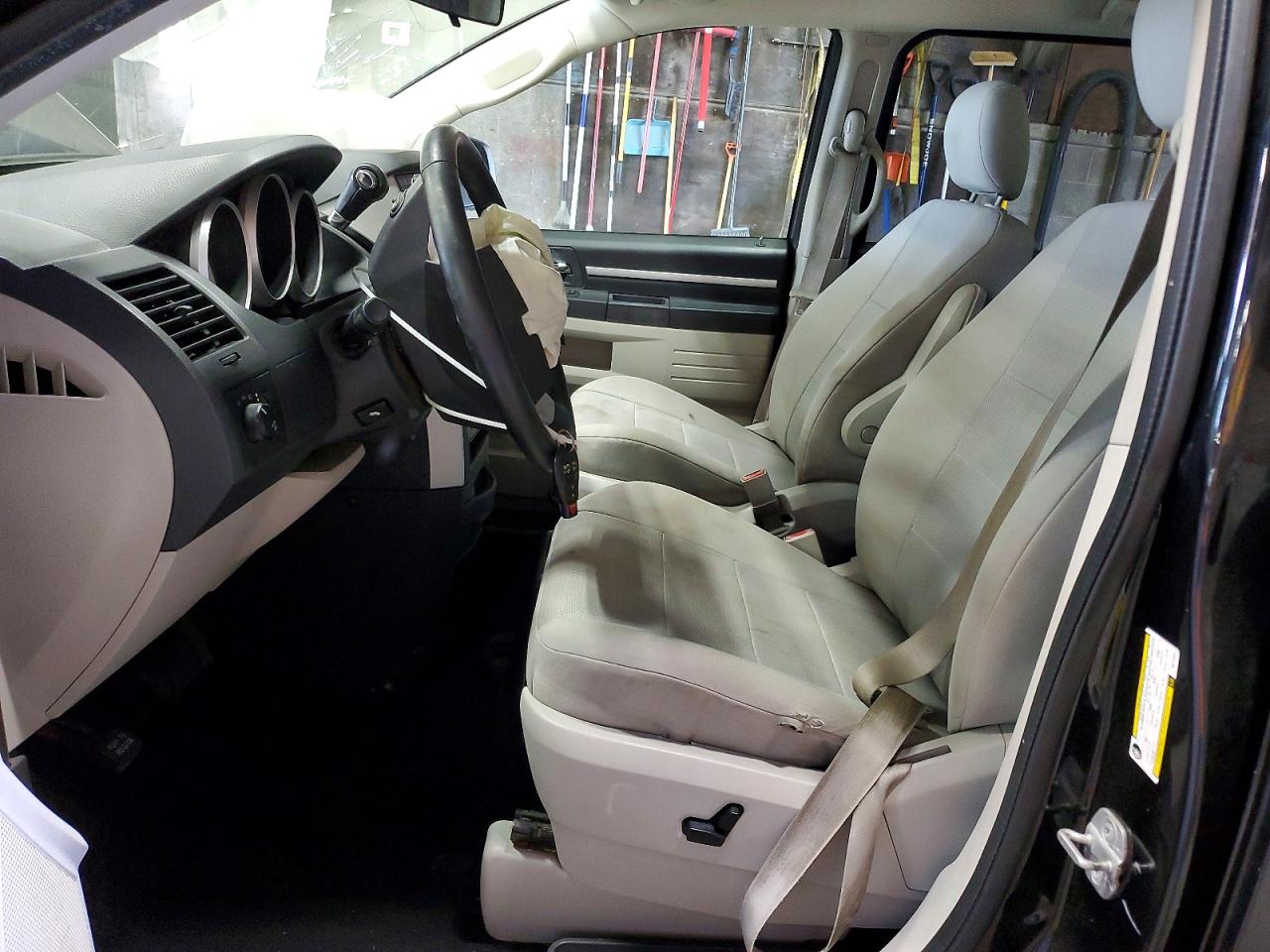 2008 Dodge Grand Caravan Sxt Black vin: 2D8HN54P18R712447