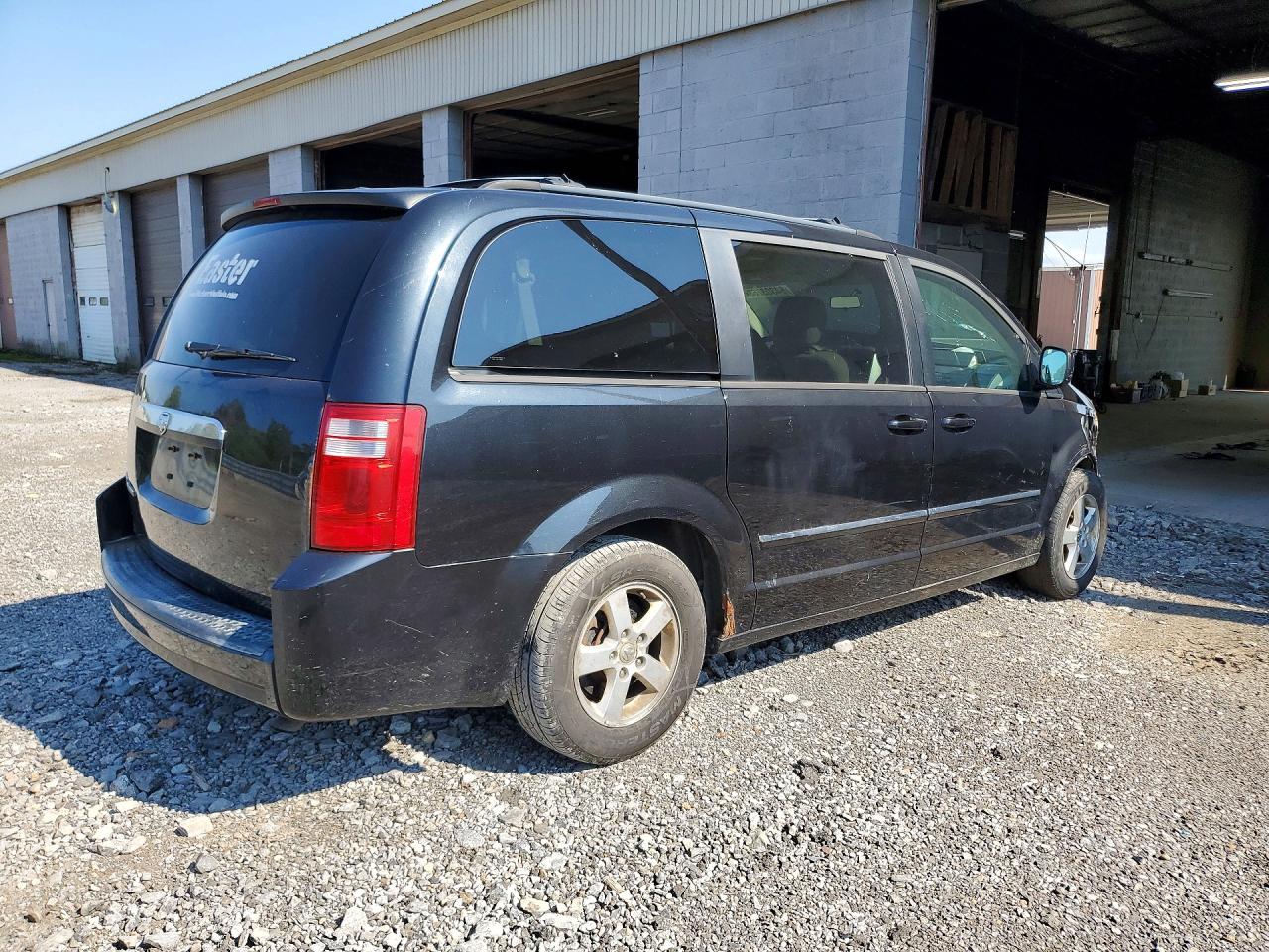 2008 Dodge Grand Caravan Sxt Black vin: 2D8HN54P18R712447