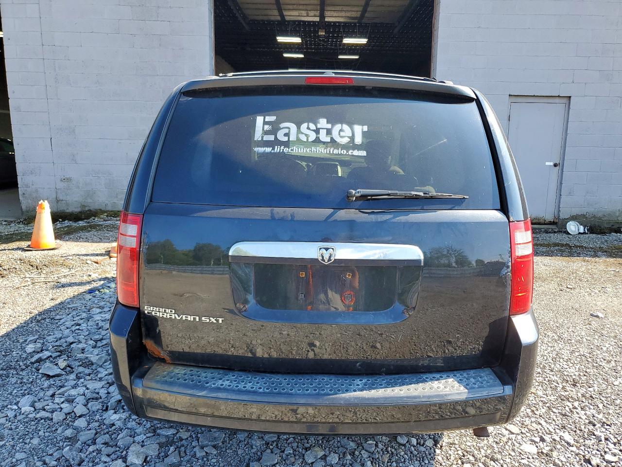 2008 Dodge Grand Caravan Sxt Black vin: 2D8HN54P18R712447