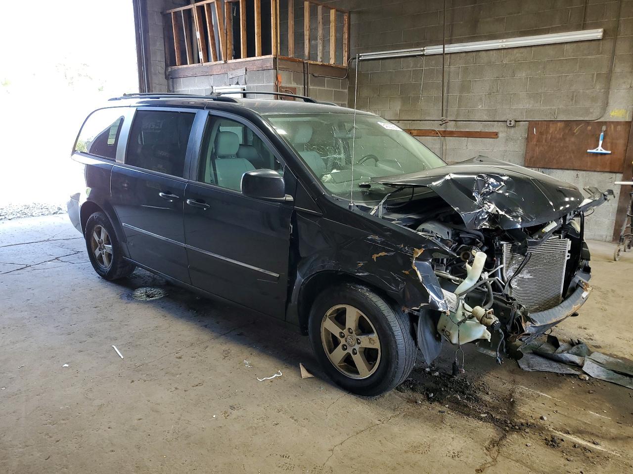 2008 Dodge Grand Caravan Sxt Black vin: 2D8HN54P18R712447
