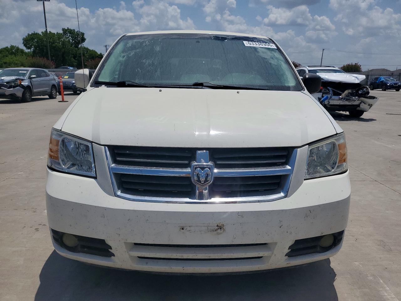 2008 Dodge Grand Caravan Sxt White vin: 2D8HN54P28R130955