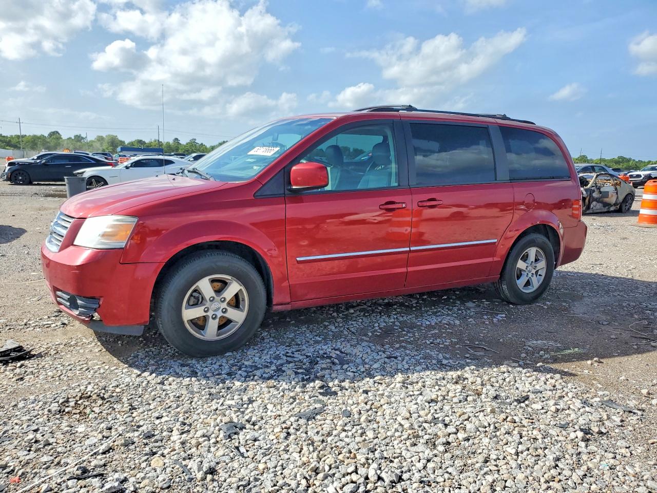 2008 Dodge Grand Caravan Sxt Красный vin: 2D8HN54P28R840020