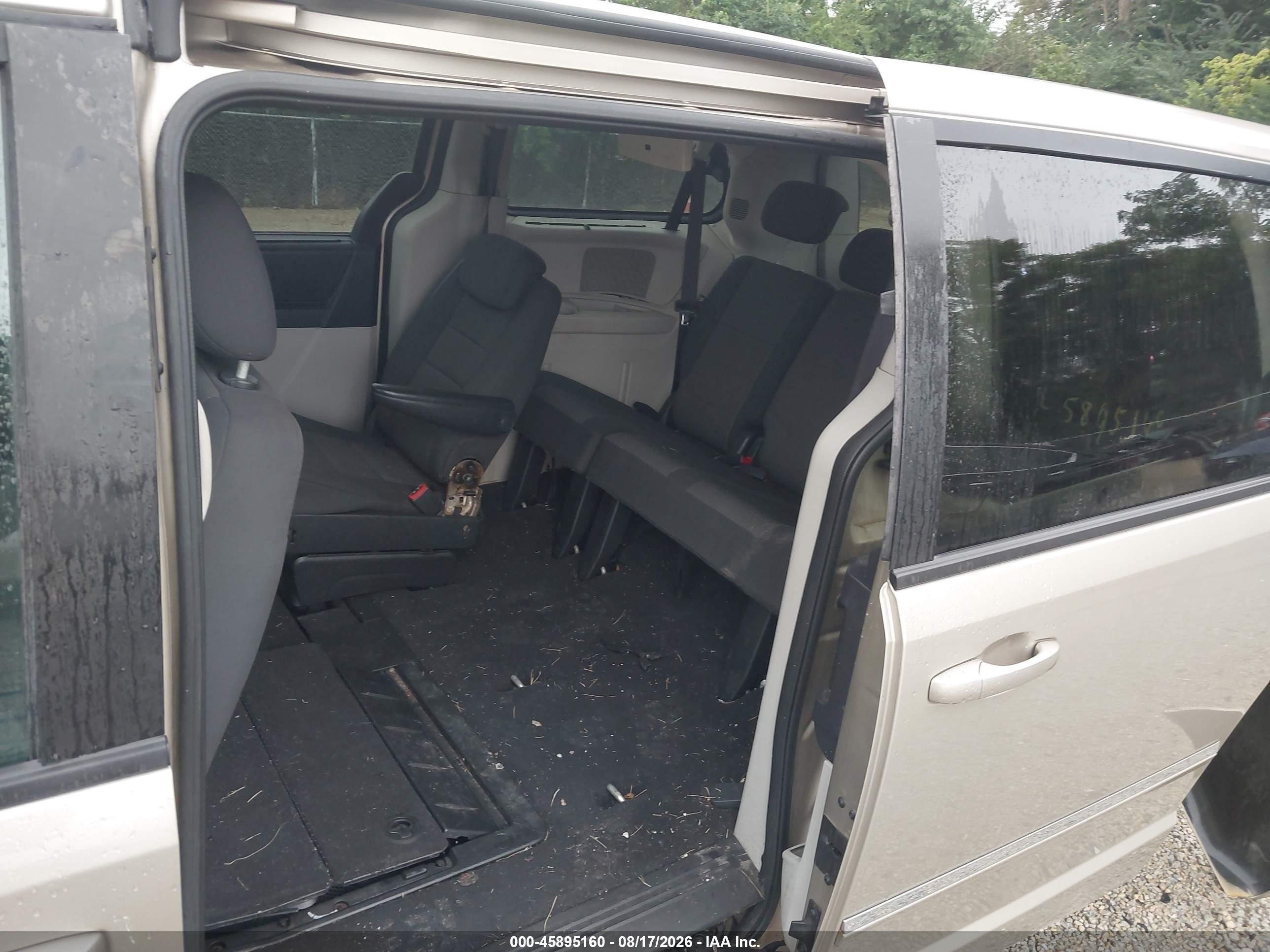 2008 Dodge Grand Caravan Sxt Beige vin: 2D8HN54P38R706584