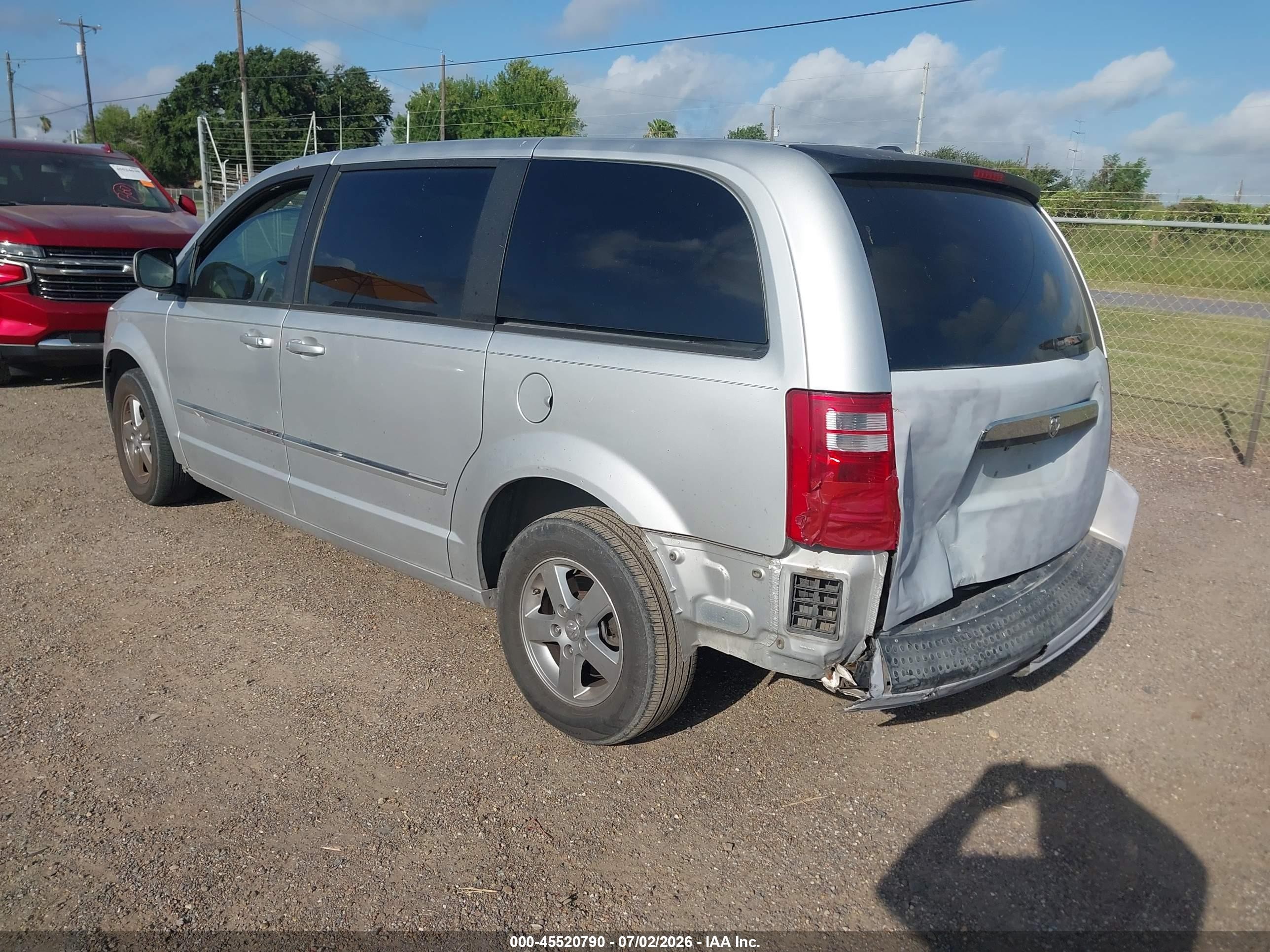 2008 Dodge Grand Caravan Sxt Silver vin: 2D8HN54P38R835277