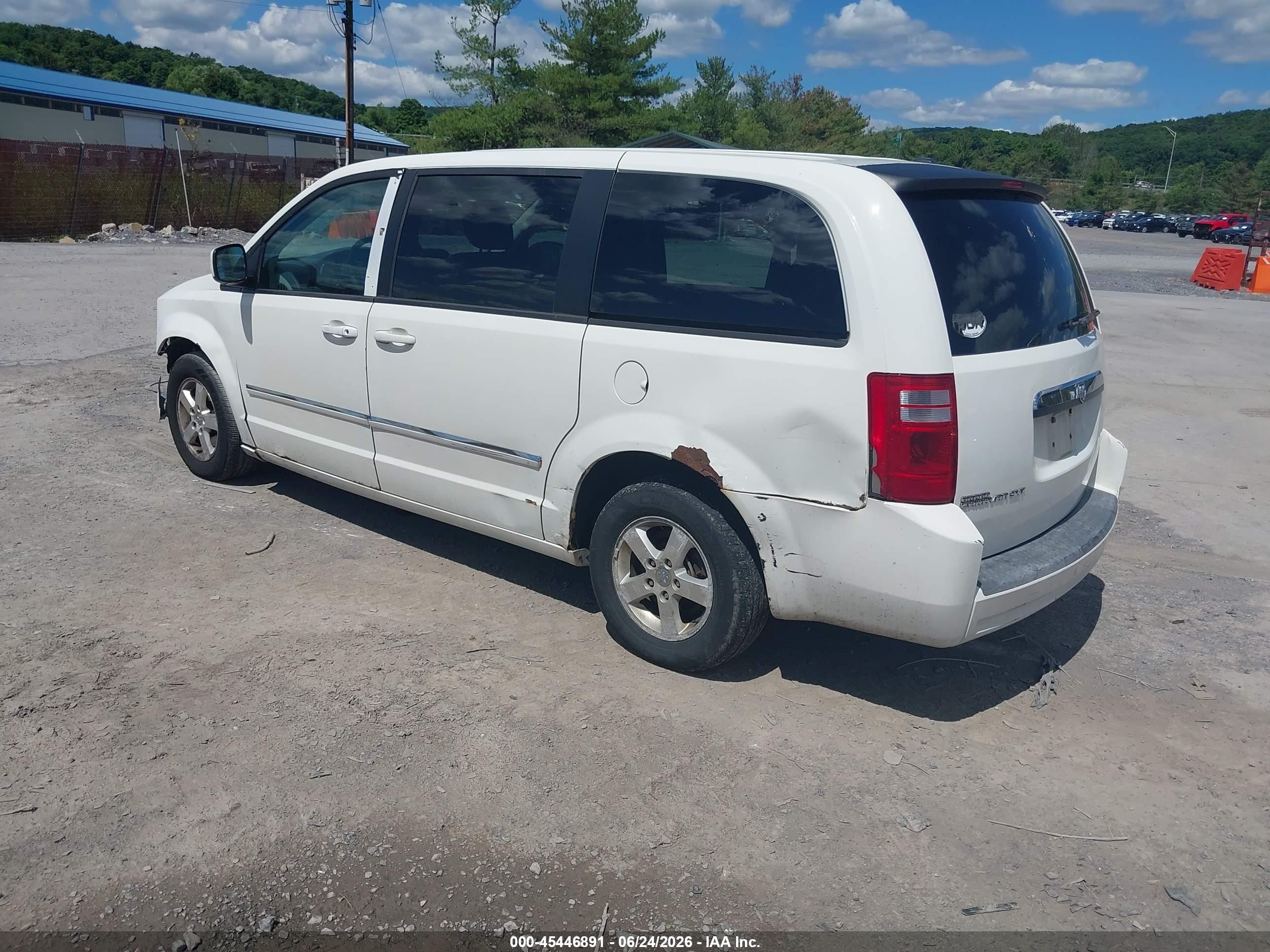 2008 Dodge Grand Caravan Sxt Белый vin: 2D8HN54P38R844660