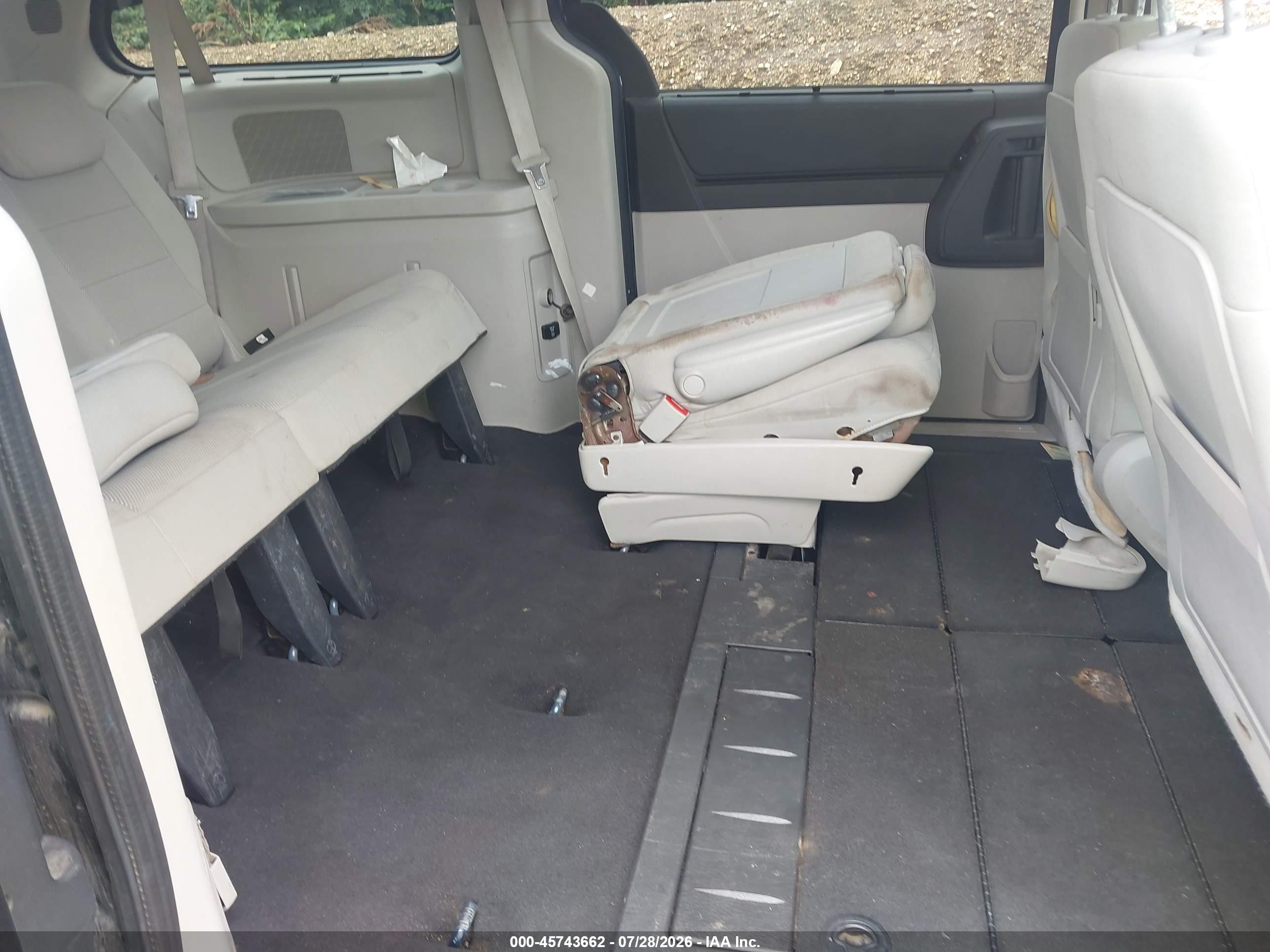 2008 Dodge Grand Caravan Sxt Blue vin: 2D8HN54P48R109590