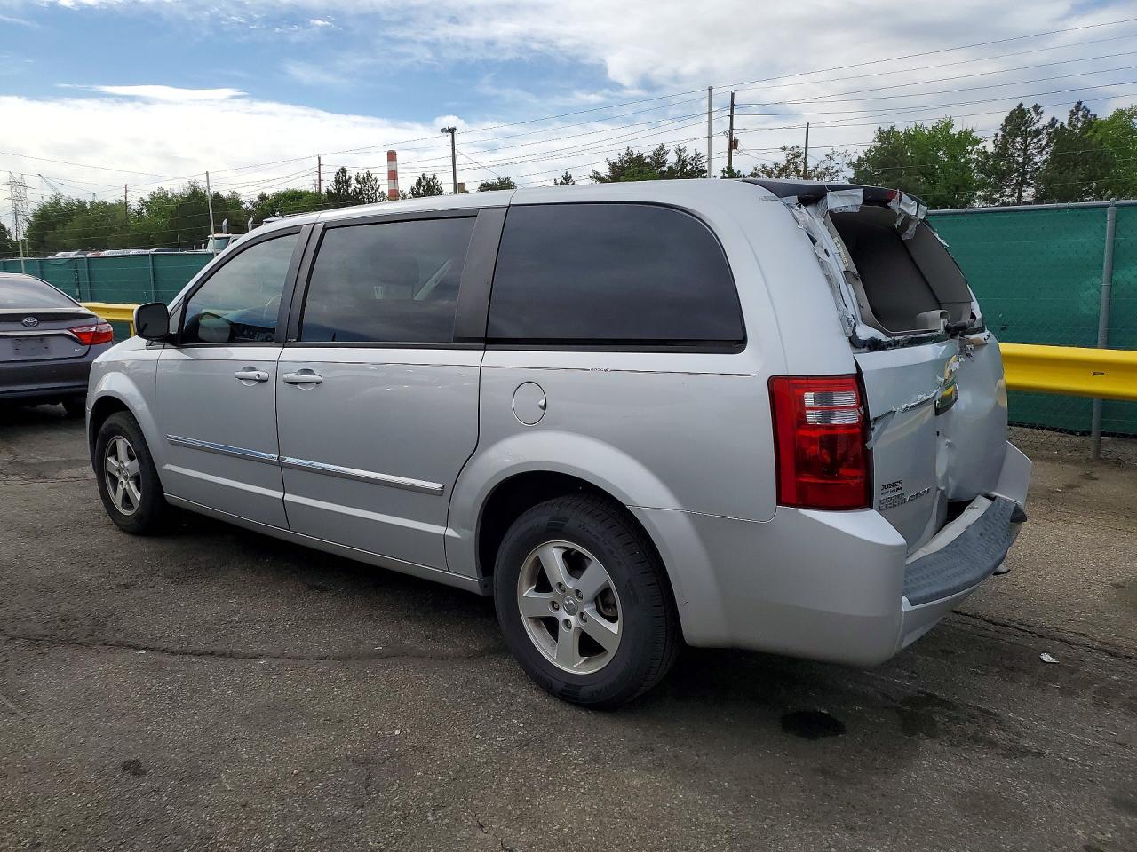 2008 Dodge Grand Caravan Sxt Silver vin: 2D8HN54P48R109718