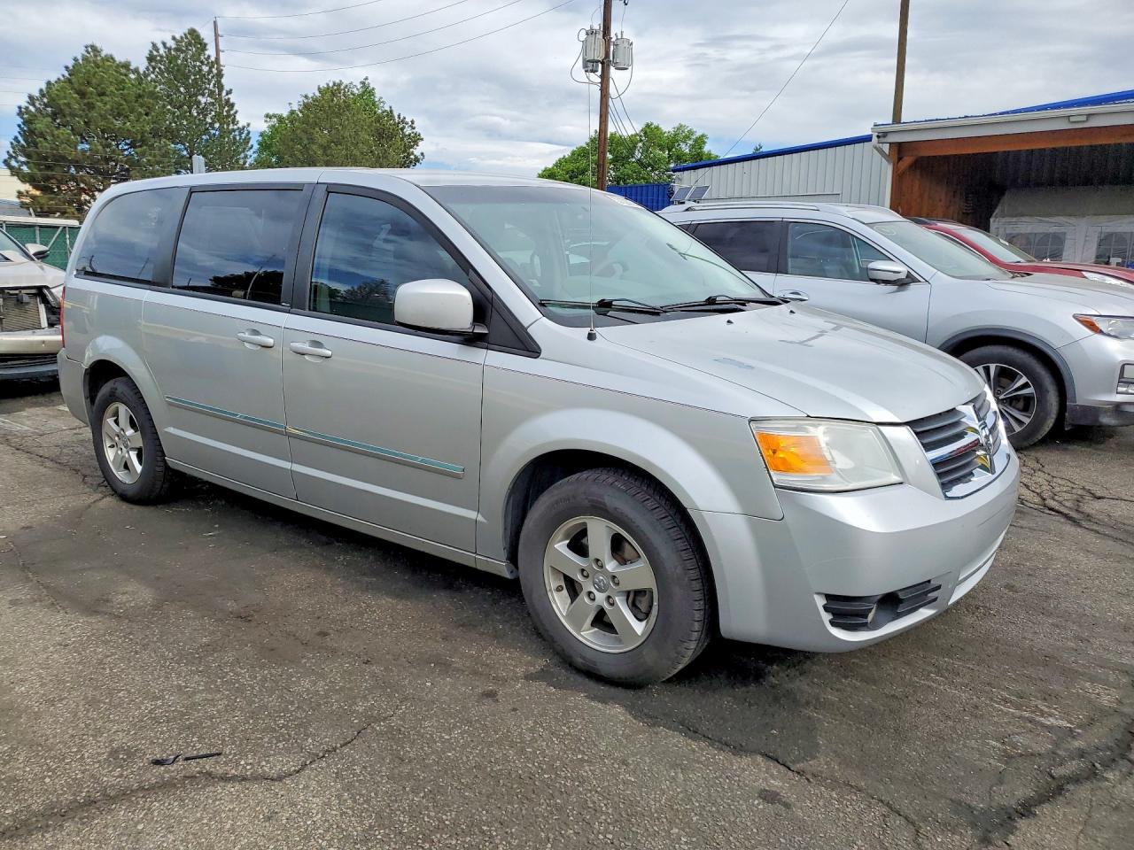 2008 Dodge Grand Caravan Sxt Silver vin: 2D8HN54P48R109718