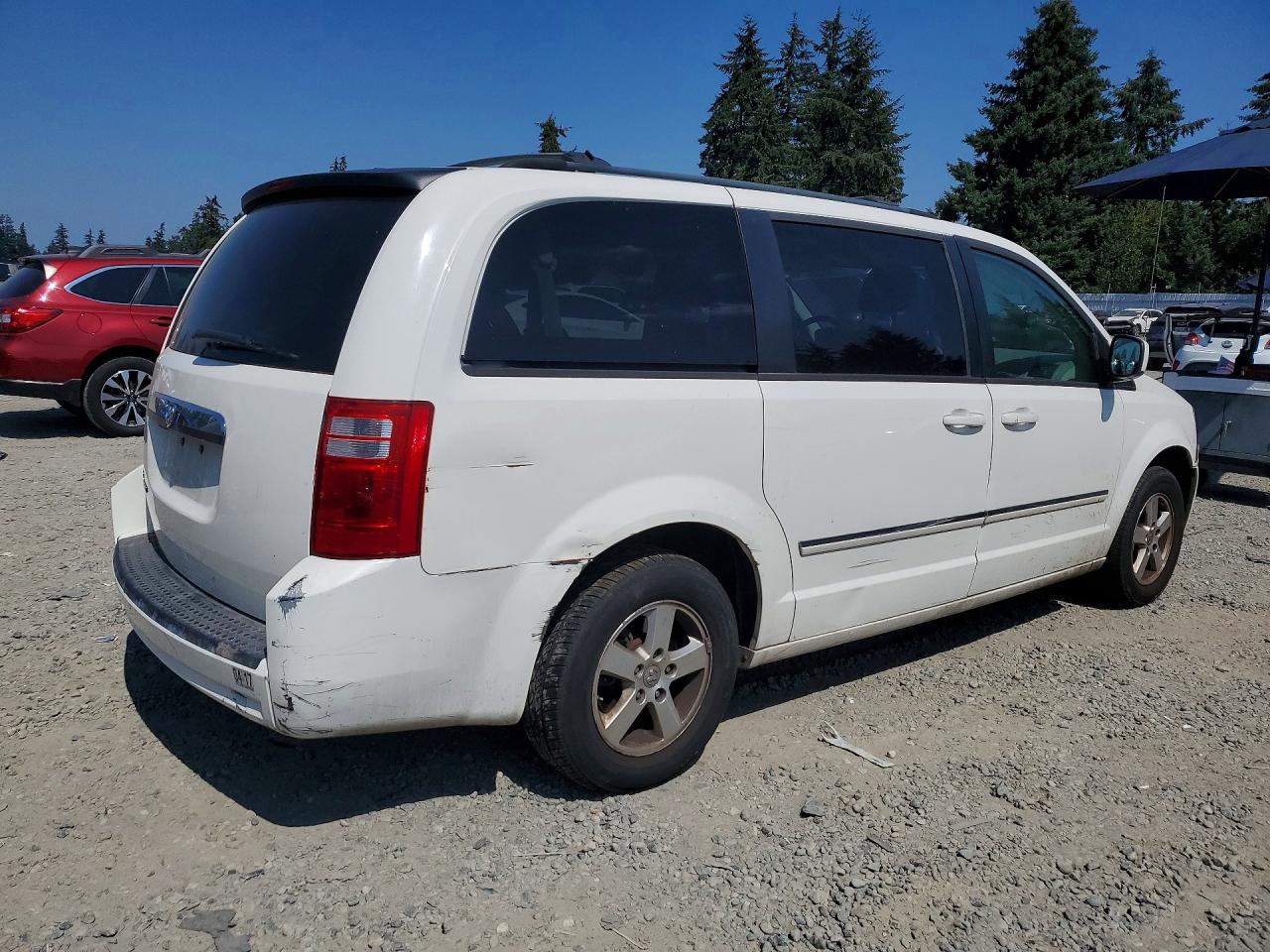 2008 Dodge Grand Caravan Sxt Белый vin: 2D8HN54P48R700499