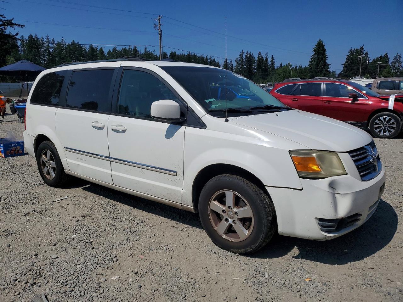 2008 Dodge Grand Caravan Sxt Белый vin: 2D8HN54P48R700499