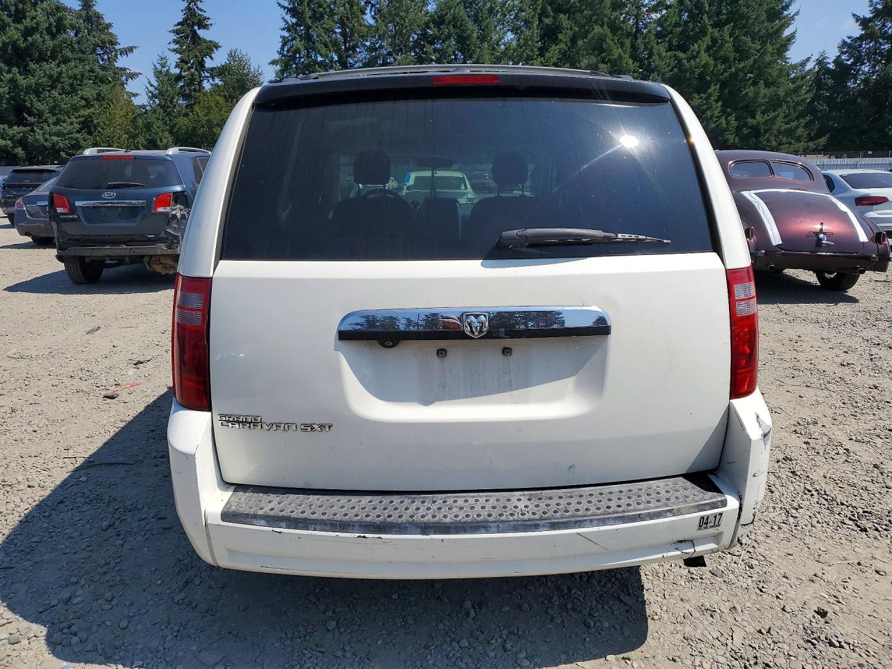 2008 Dodge Grand Caravan Sxt Белый vin: 2D8HN54P48R700499