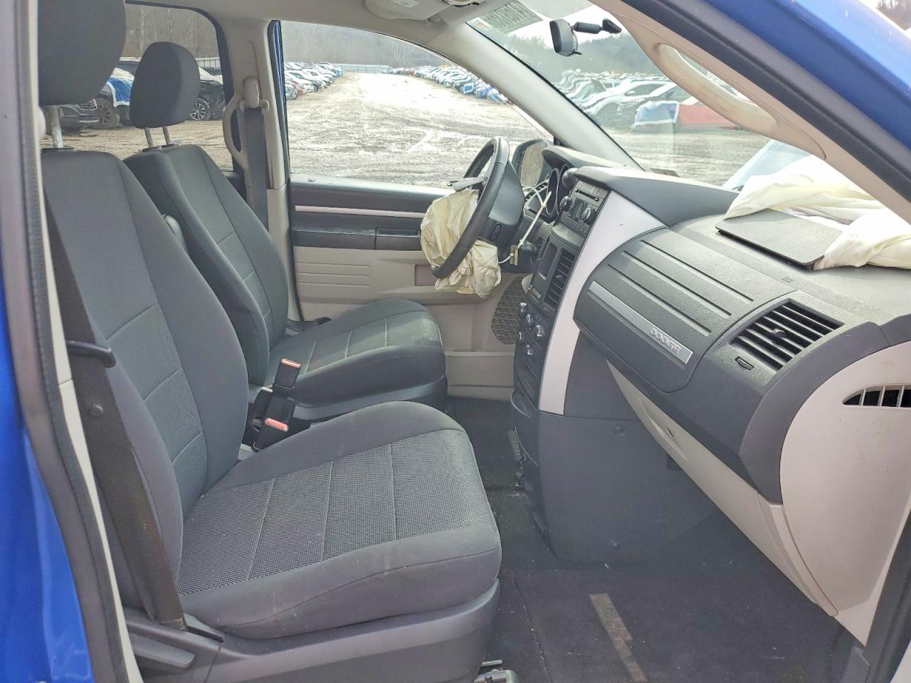 2008 Dodge Grand Caravan Sxt Blue vin: 2D8HN54P48R793931