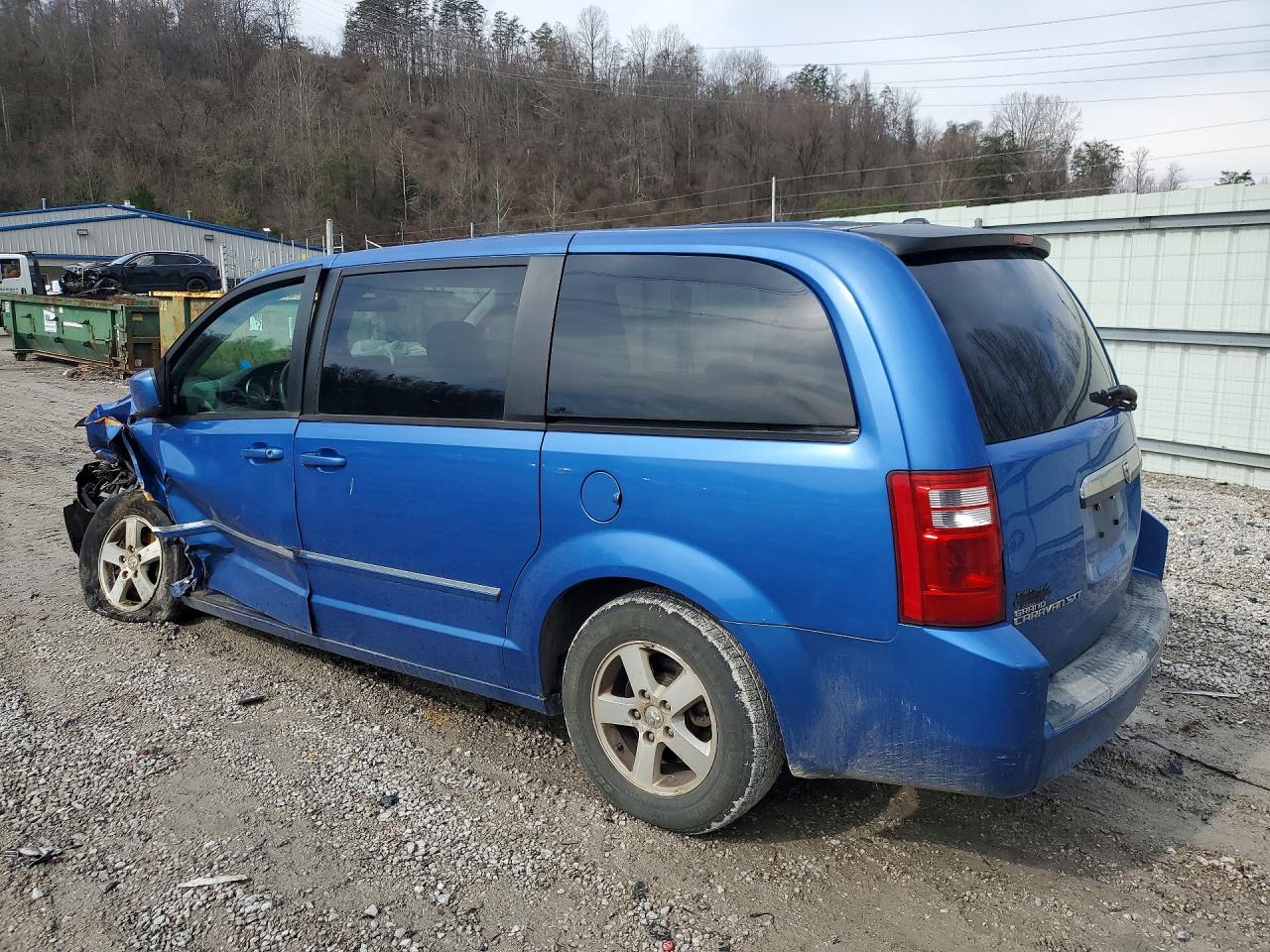 2008 Dodge Grand Caravan Sxt Blue vin: 2D8HN54P48R793931
