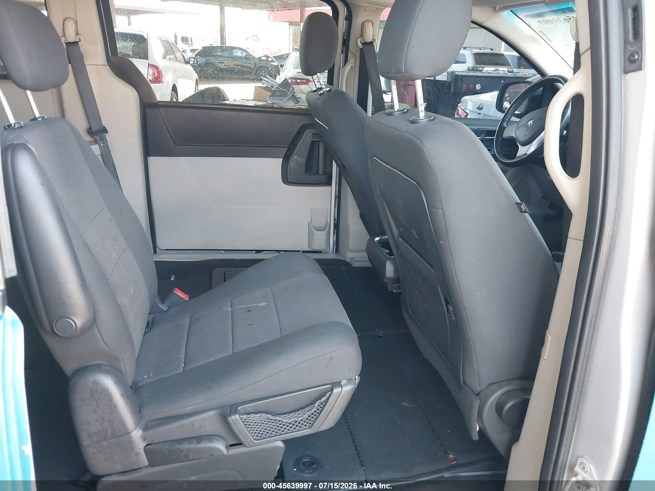 2008 Dodge Grand Caravan Sxt Blue vin: 2D8HN54P58R102406