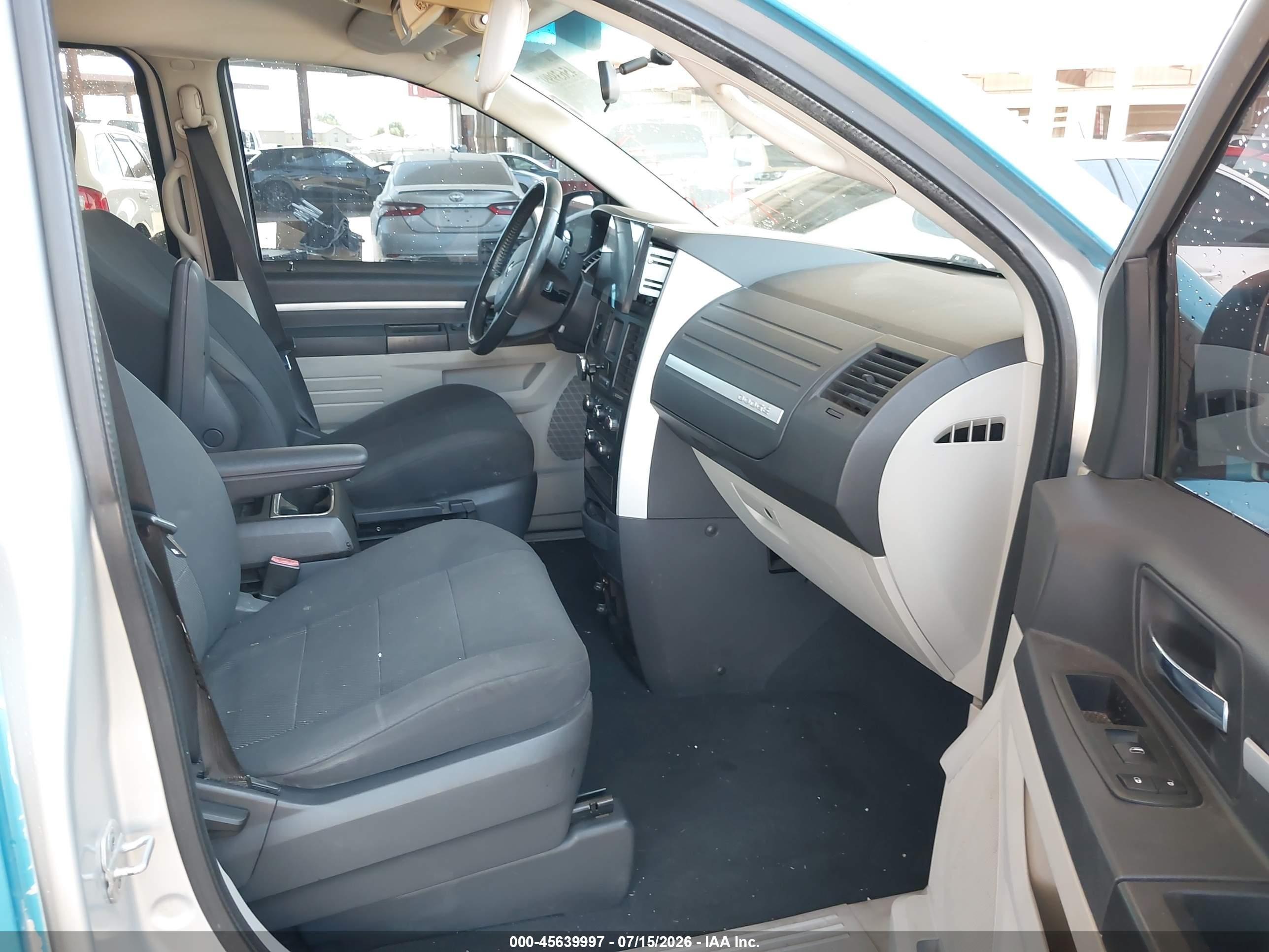2008 Dodge Grand Caravan Sxt Blue vin: 2D8HN54P58R102406
