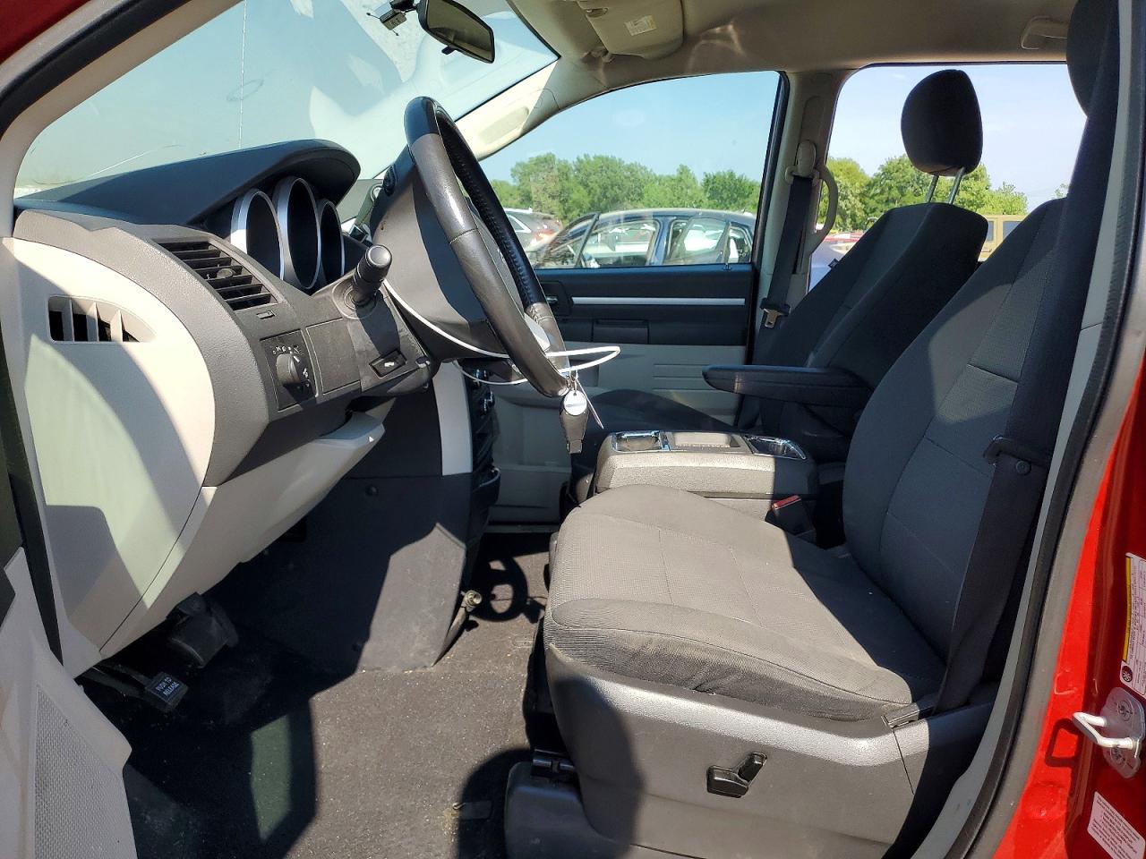 2008 Dodge Grand Caravan Sxt Maroon vin: 2D8HN54P68R107355