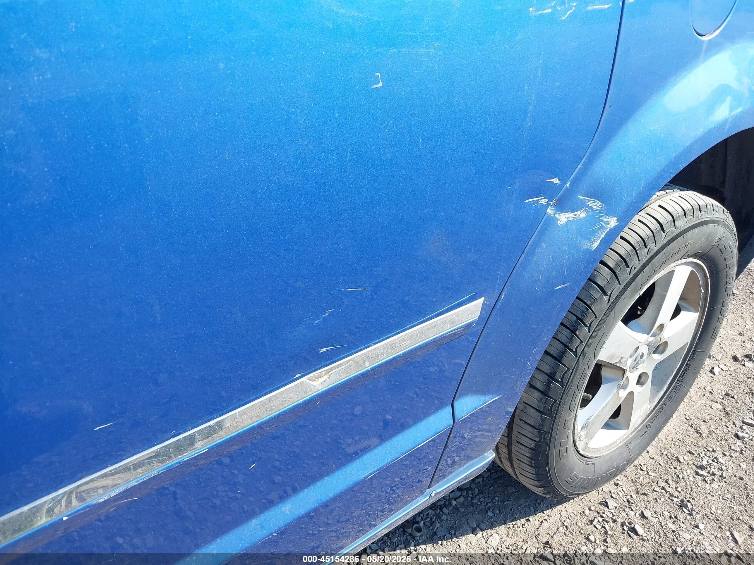 2008 Dodge Grand Caravan Sxt Blue vin: 2D8HN54P68R684001