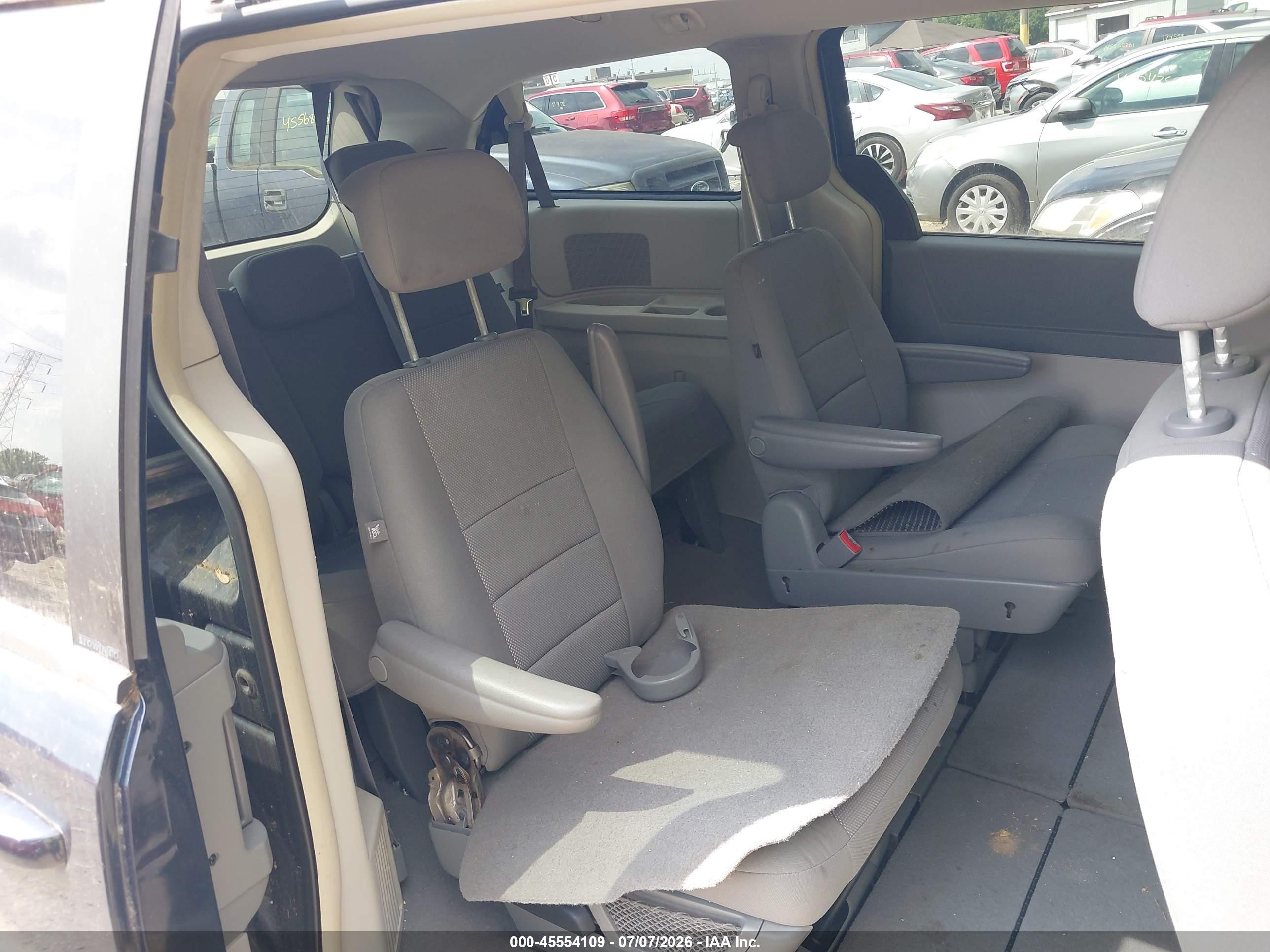 2008 Dodge Grand Caravan Sxt Синий vin: 2D8HN54P88R717743