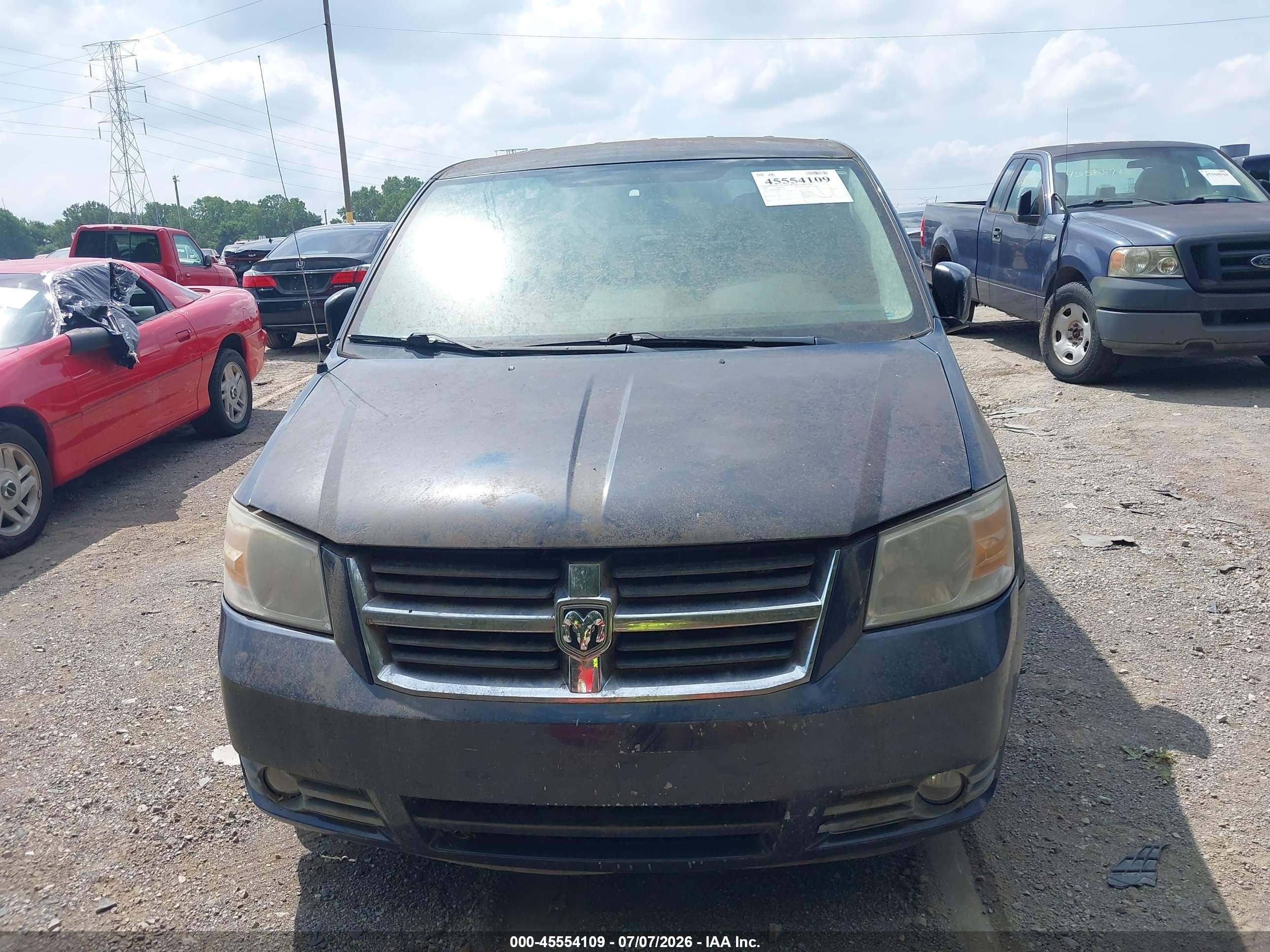 2008 Dodge Grand Caravan Sxt Синий vin: 2D8HN54P88R717743