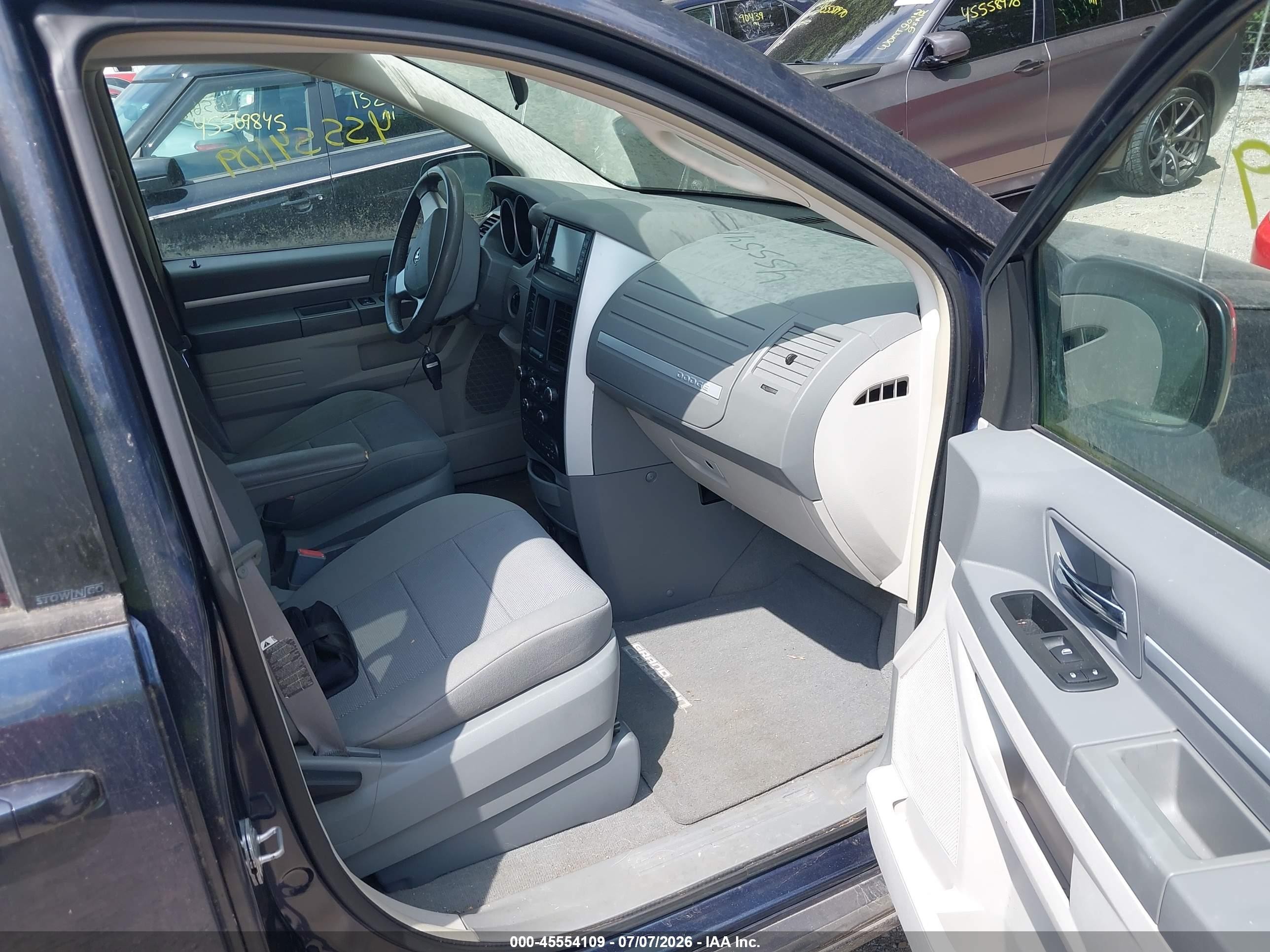2008 Dodge Grand Caravan Sxt Синий vin: 2D8HN54P88R717743
