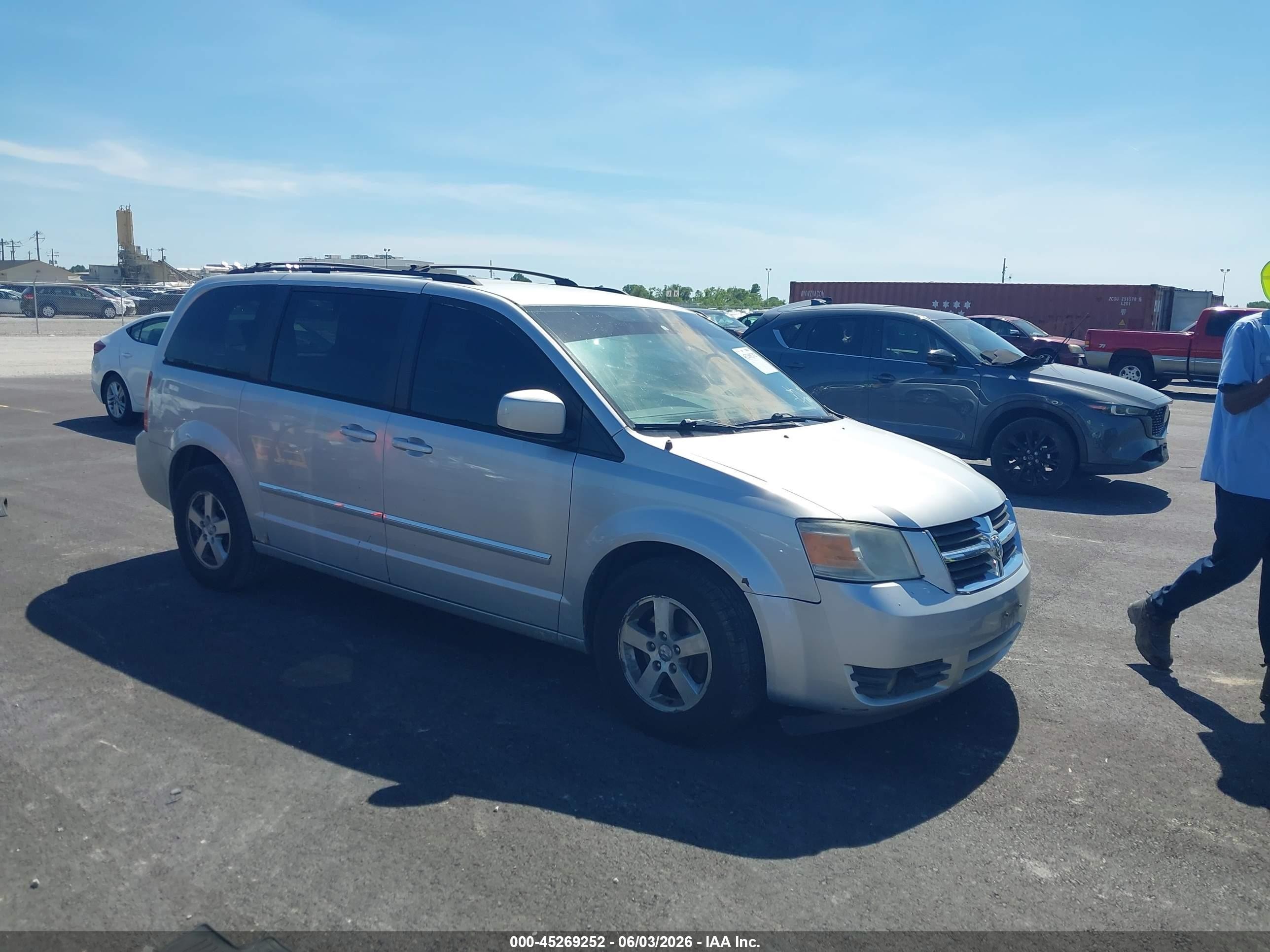 2008 Dodge Grand Caravan Sxt Black vin: 2D8HN54P98R626156